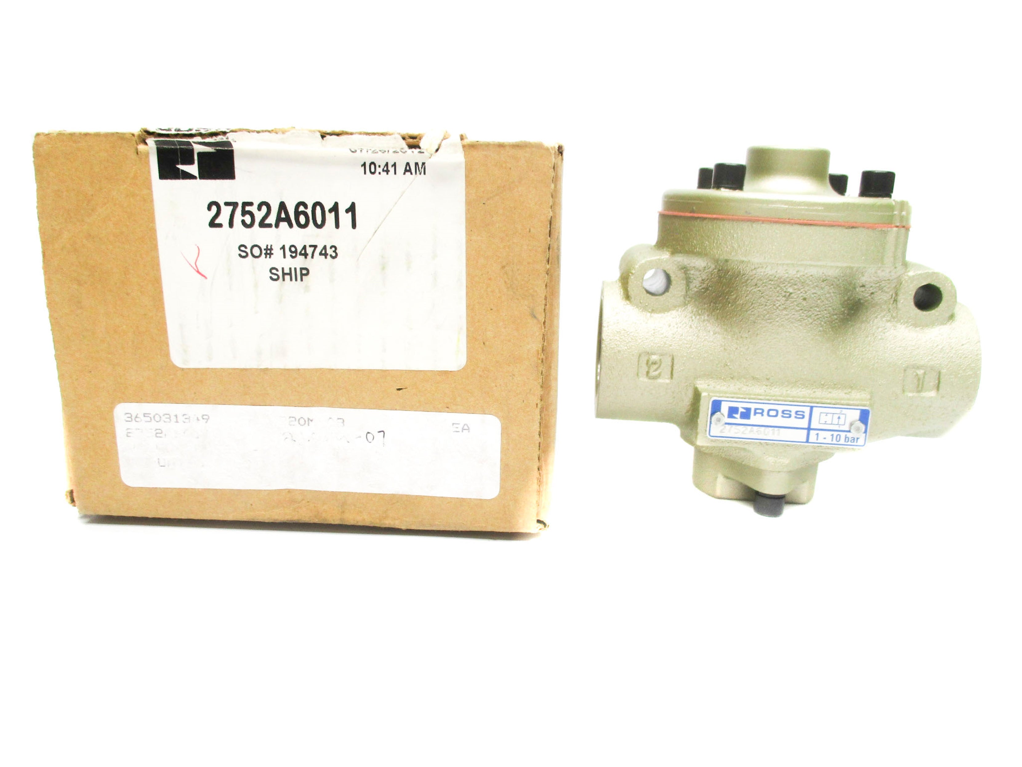 ROSS 2752A6011 1-10BAR NSMP