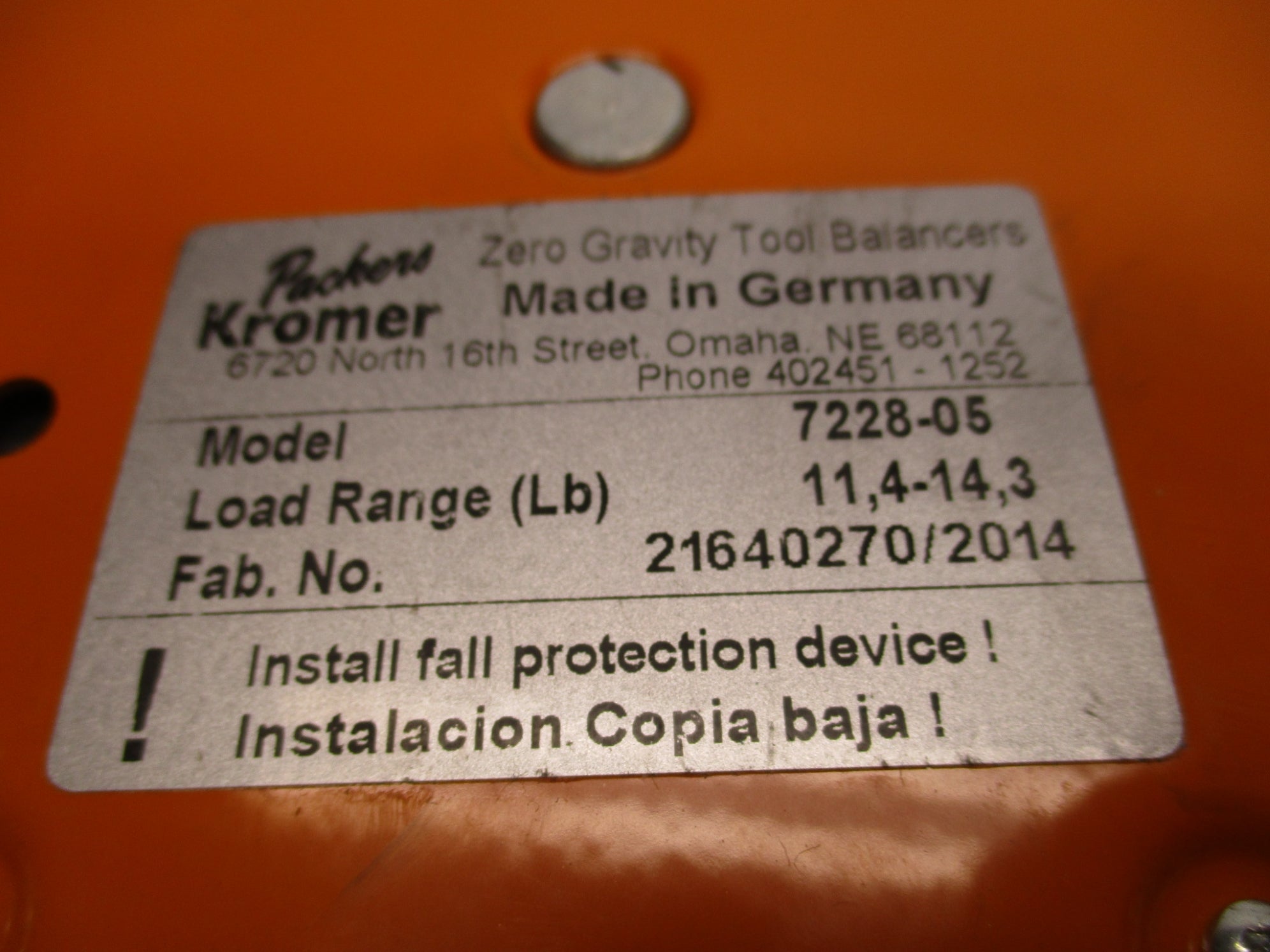 PACKER KROMER 7228-05 NSMP