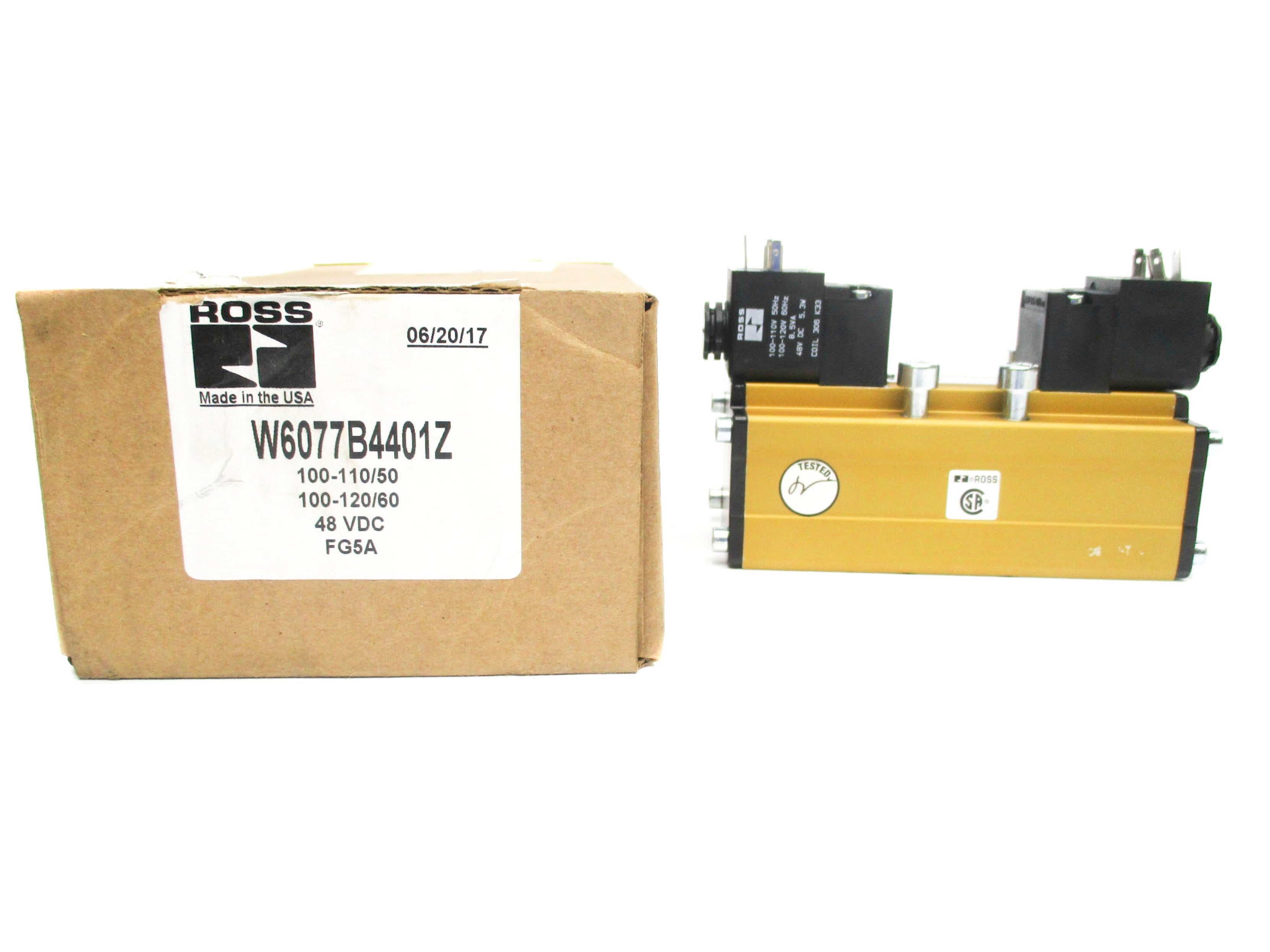 ROSS W6077B4401Z 48VDC 1-10BAR NSMP