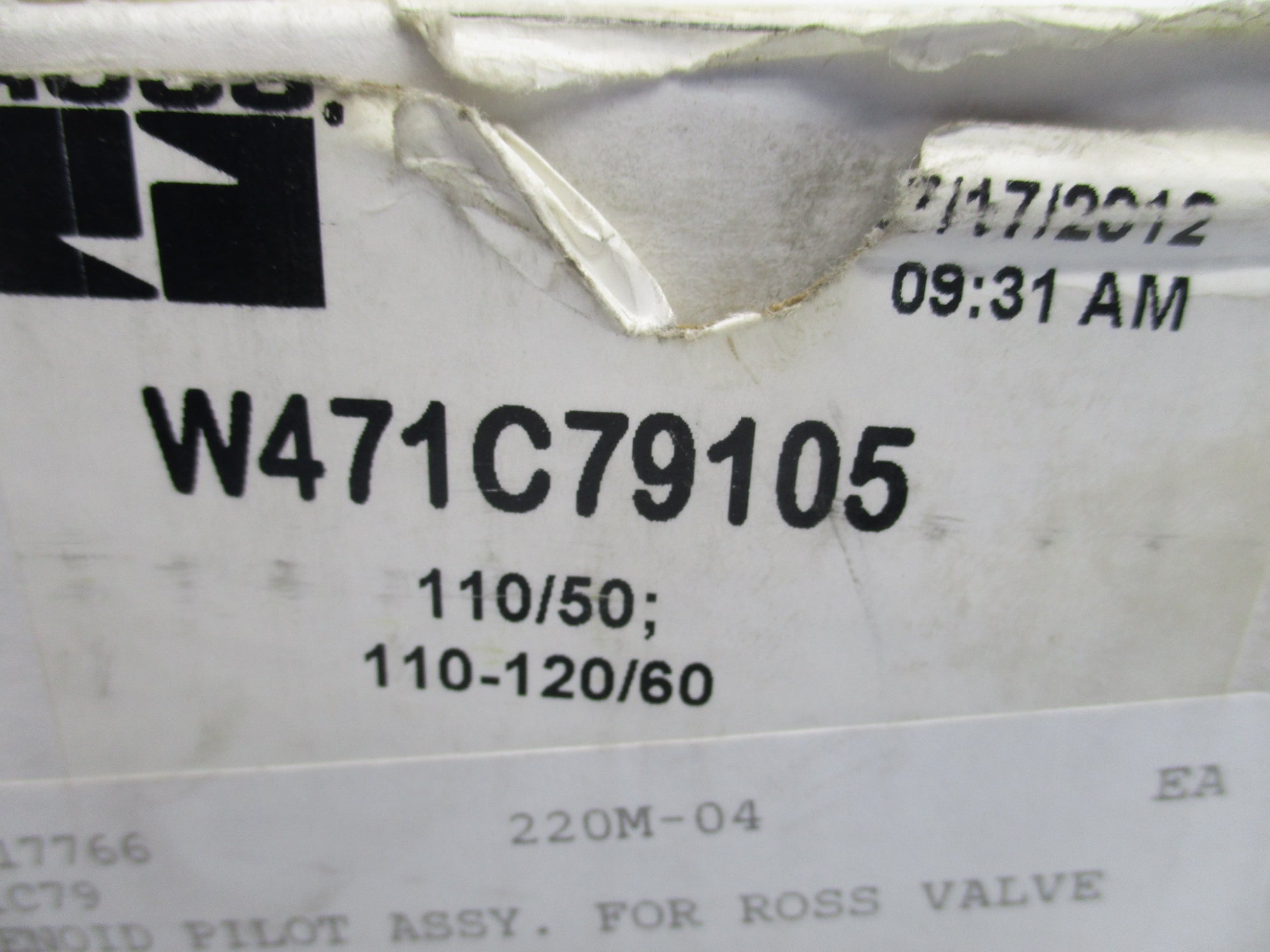 ROSS W471C79105 110/50 110-120/60 NSMP