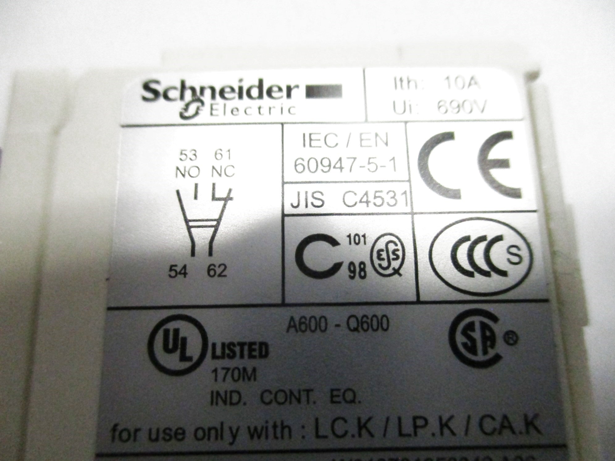 SCHNEIDER LA1KN11 NSNP