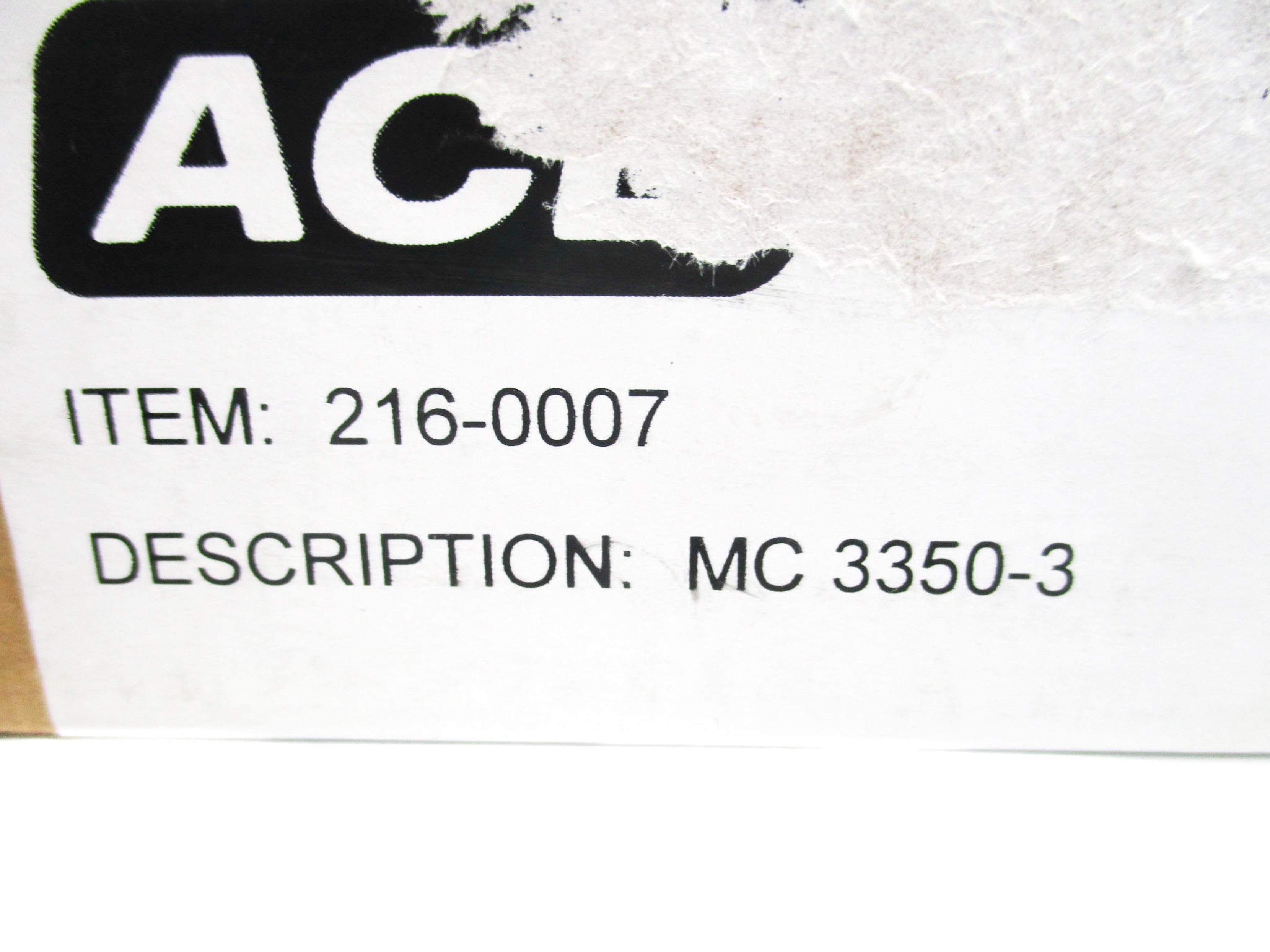 ACE CONTROLS MC3350-3 NSMP