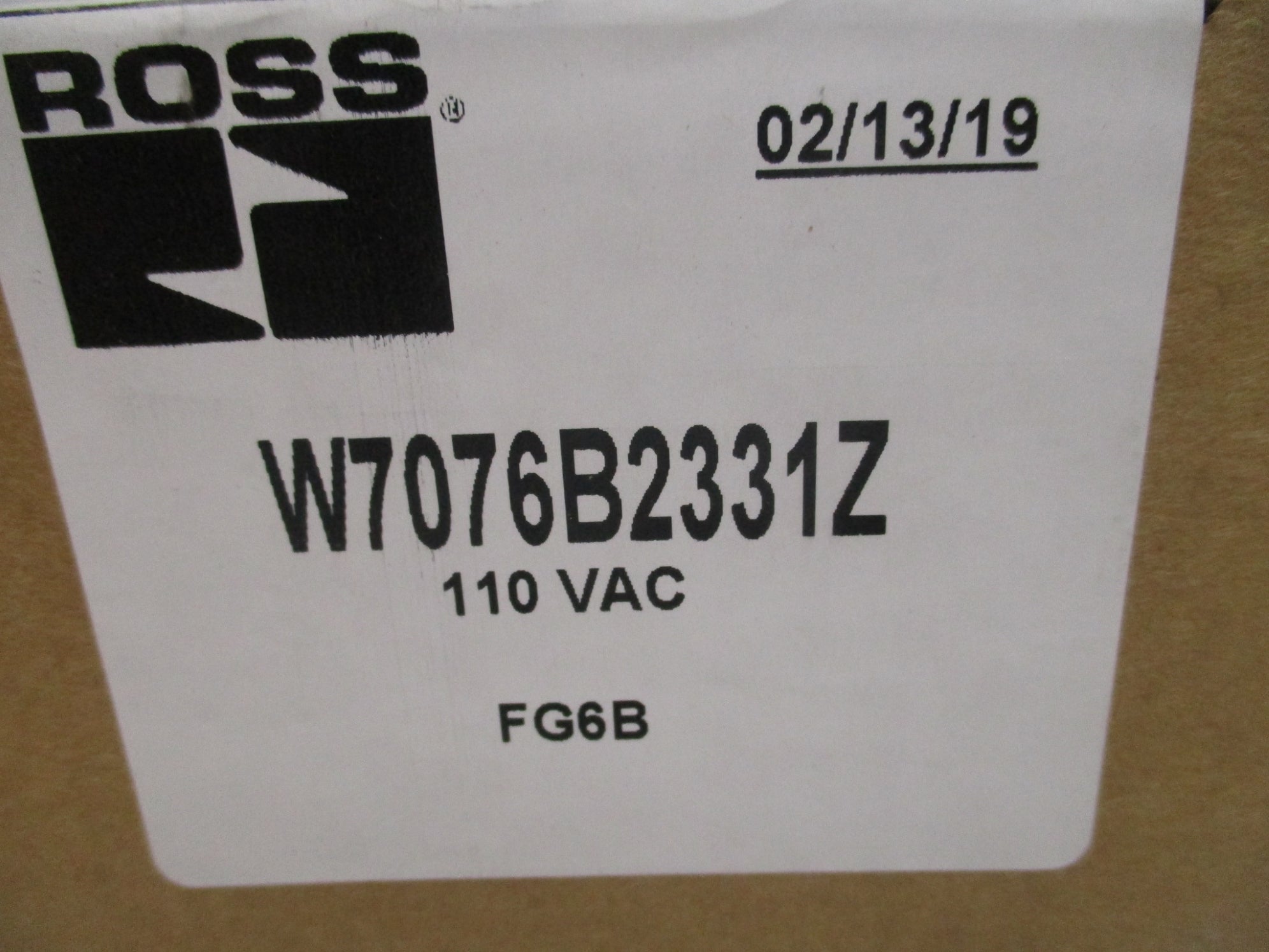 ROSS W7076B2331Z 110VAC NSFS