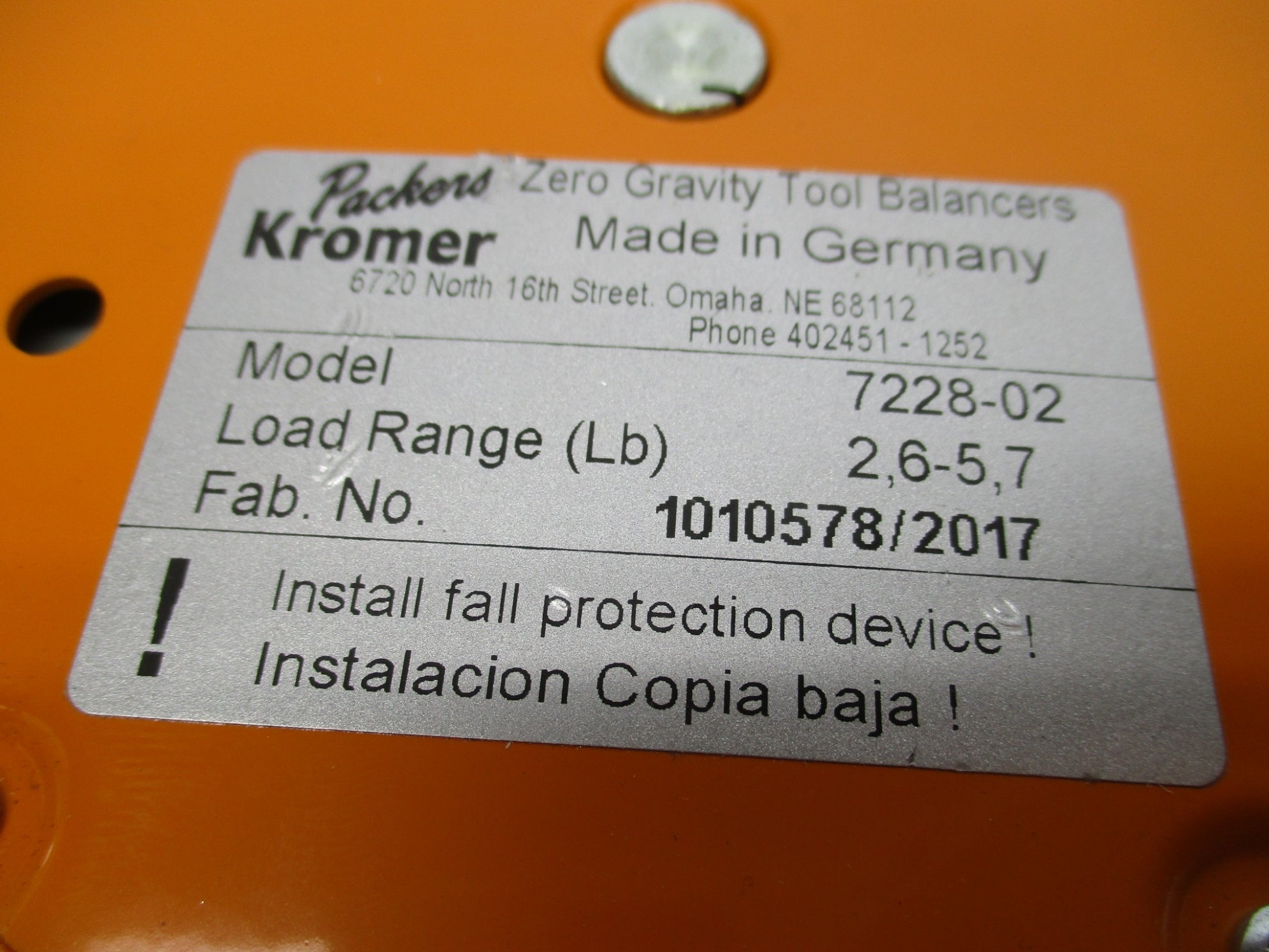 PACKER KROMER 7228-02 NSMP