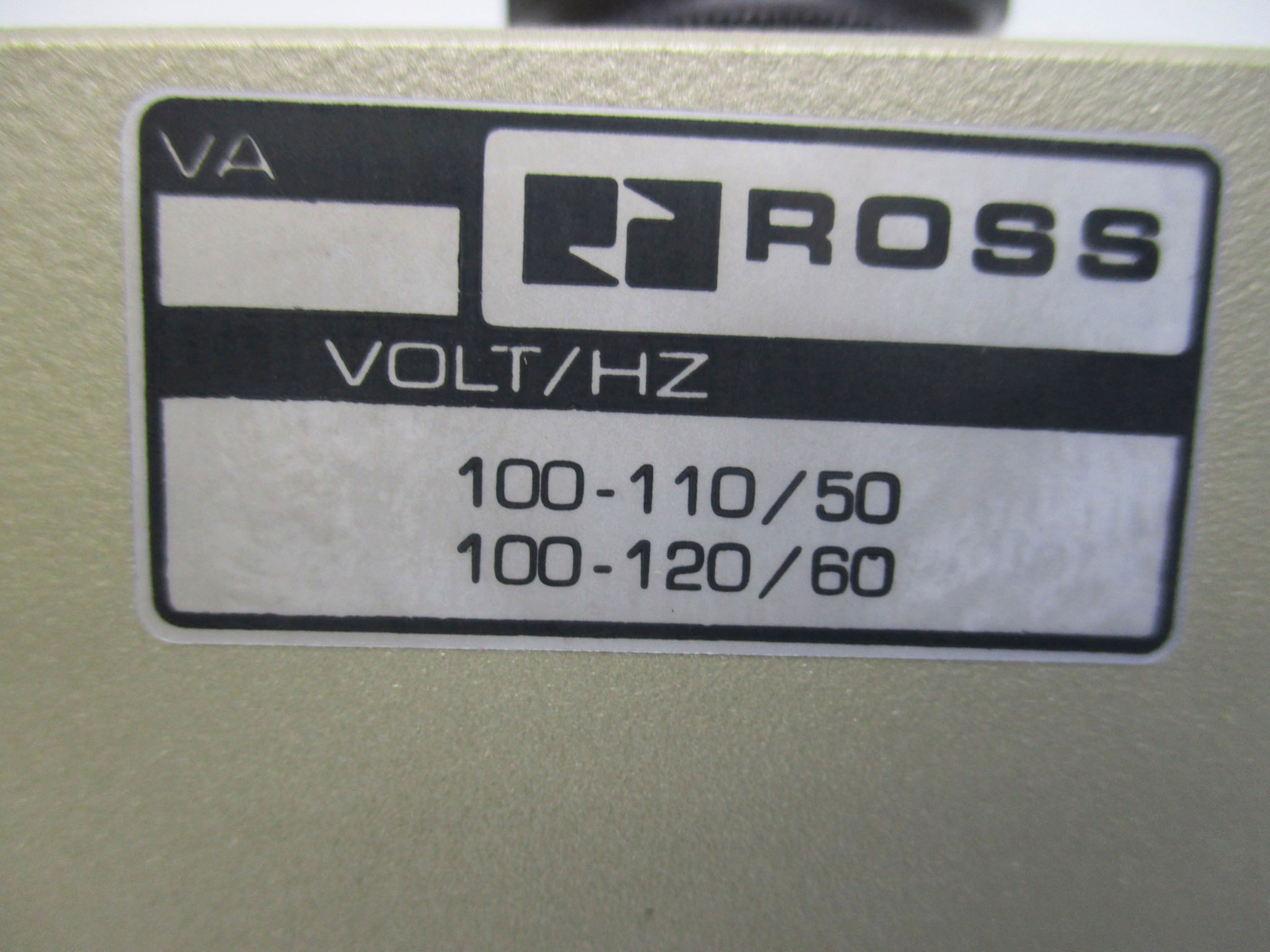 ROSS W7076B2332Z 110V/50HZ-120V/60HZ 2-10BAR NSMP