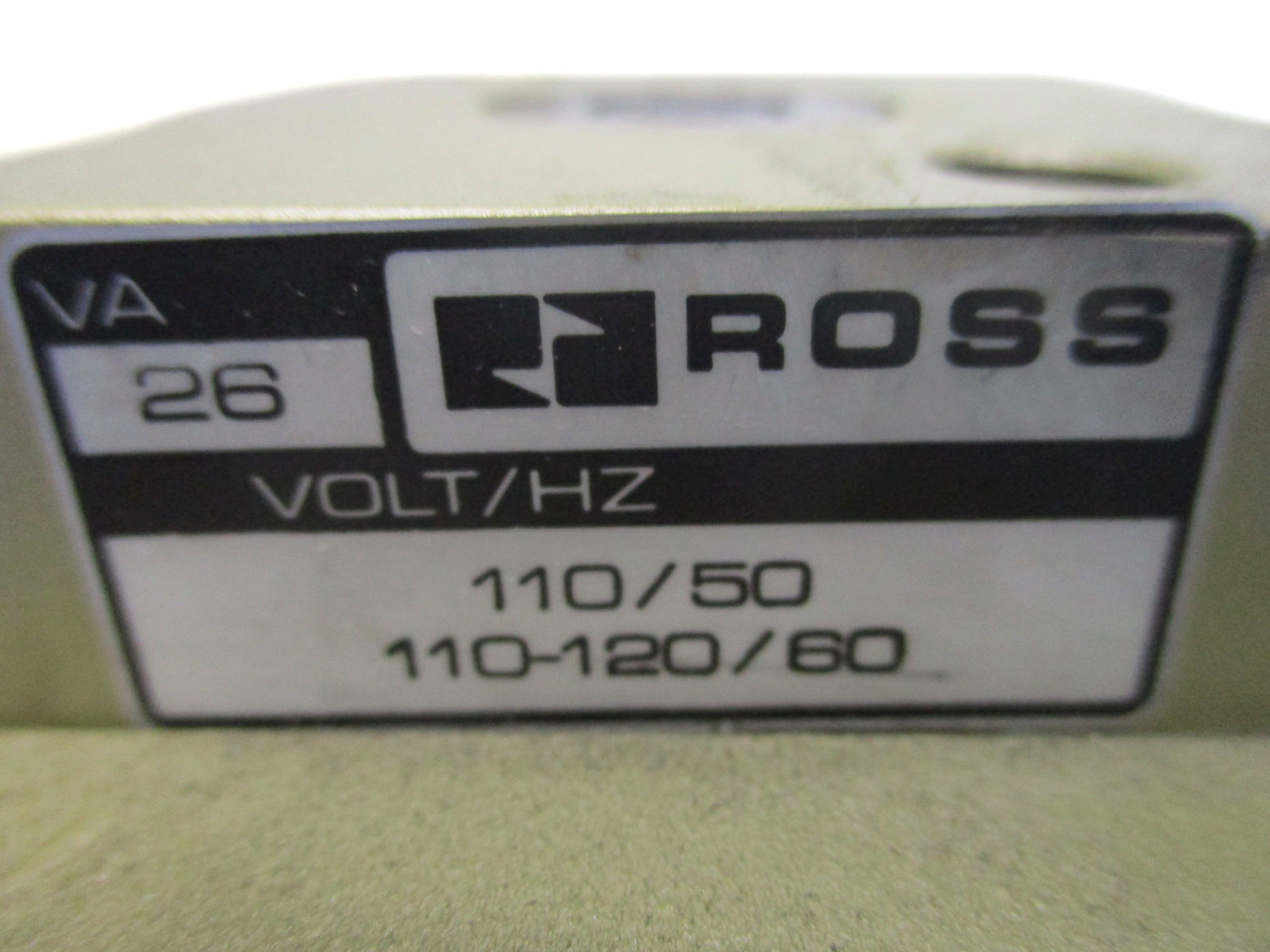 ROSS W7076A3332Z 110V/50HZ-110-120V/60HZ 1-10BAR NSMP