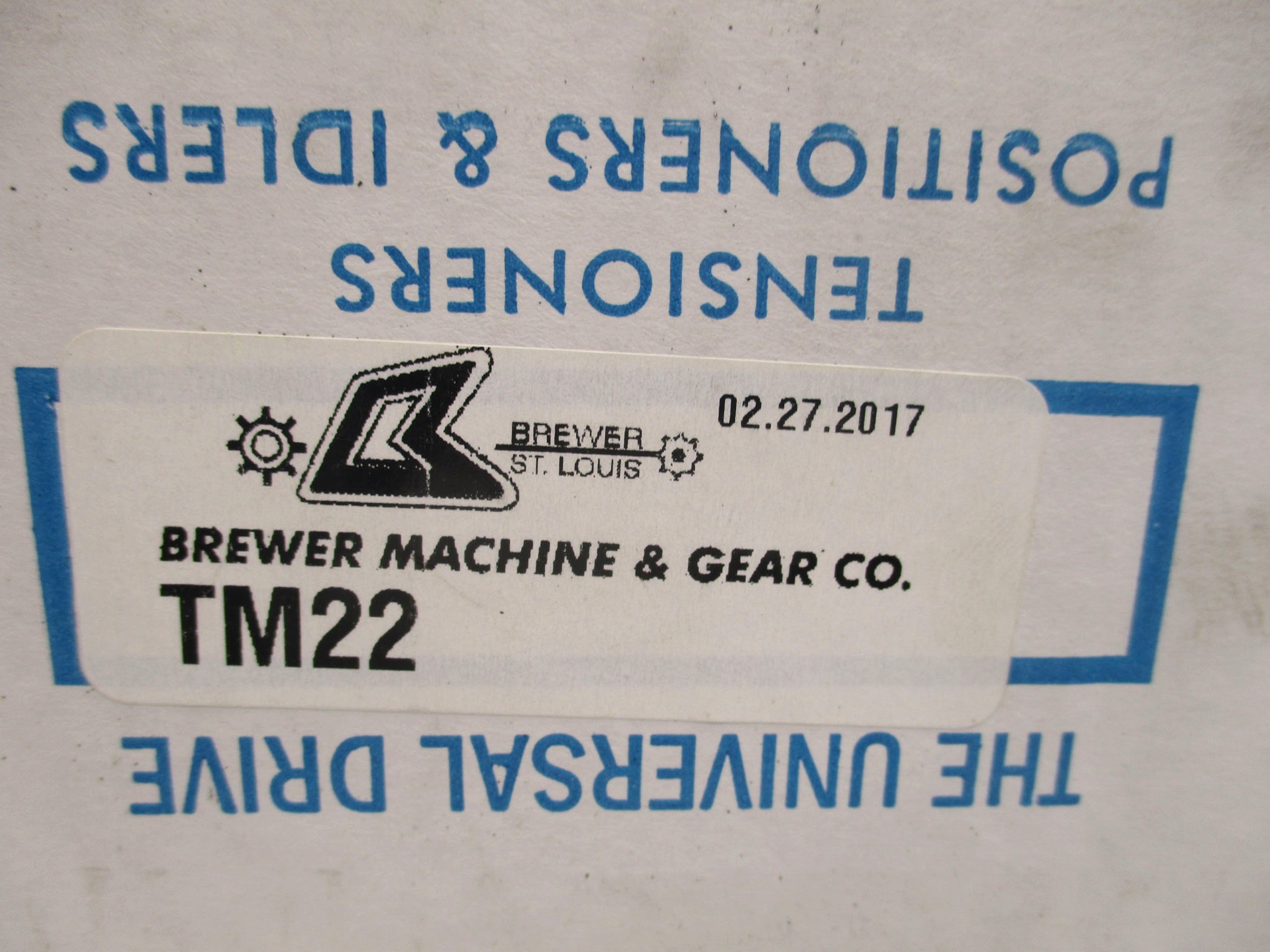BREWER MACHINE AND GEAR TM22 NSMP