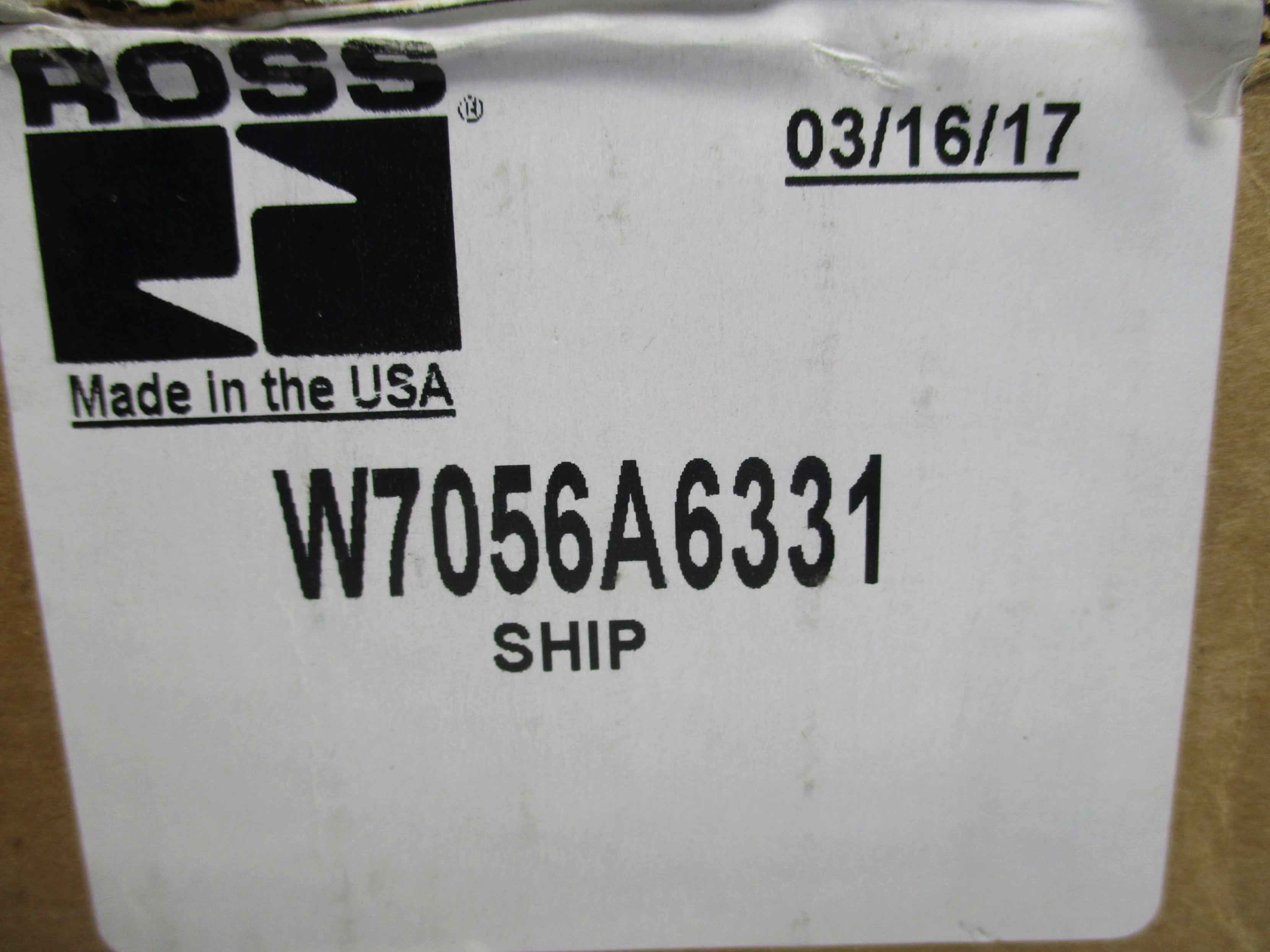 ROSS W7056A6331 1-10BAR NSMP