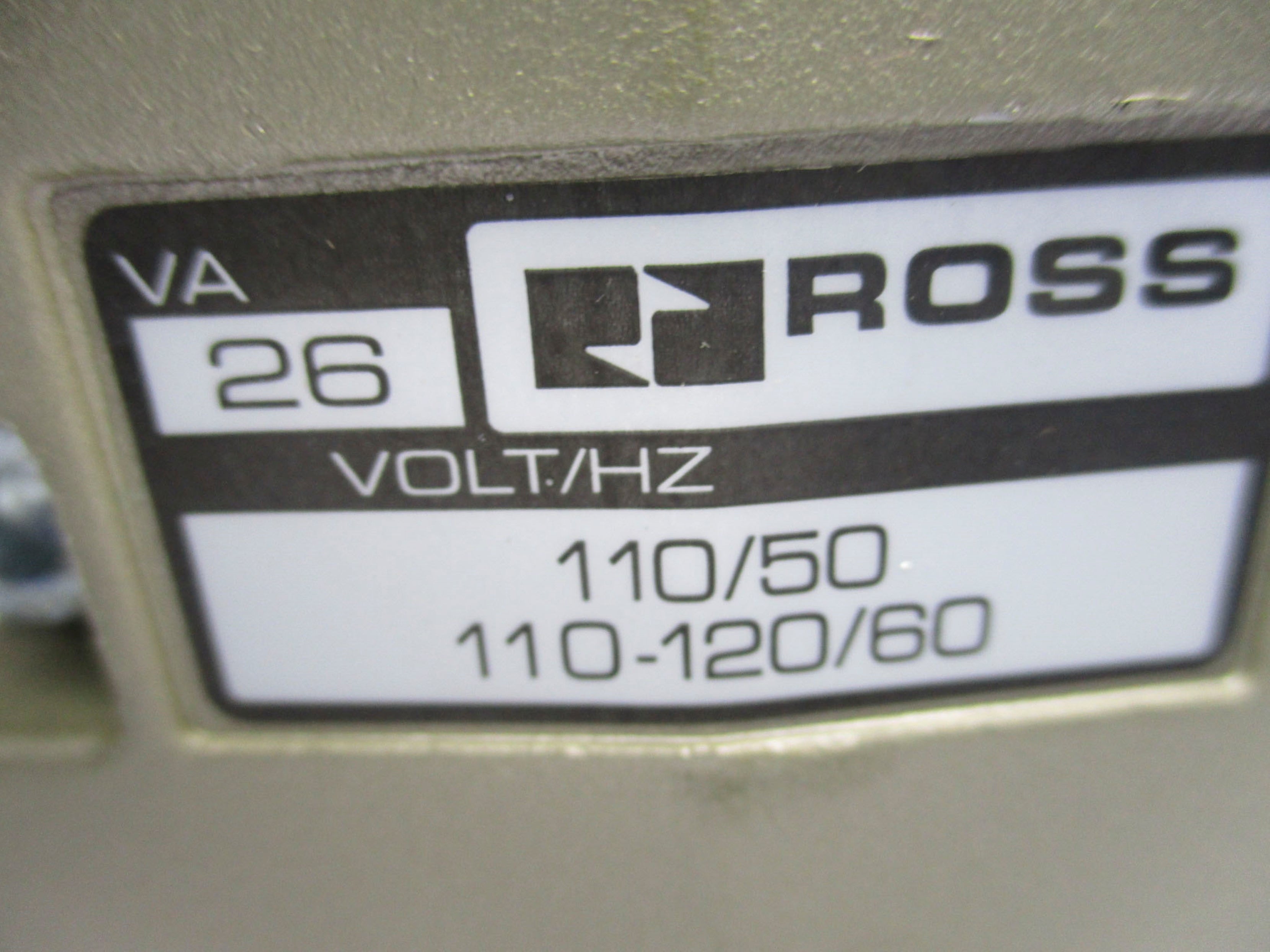 ROSS W7077D4331Z 110V/50HZ-110-120V/60HZ 1-10BAR NSMP