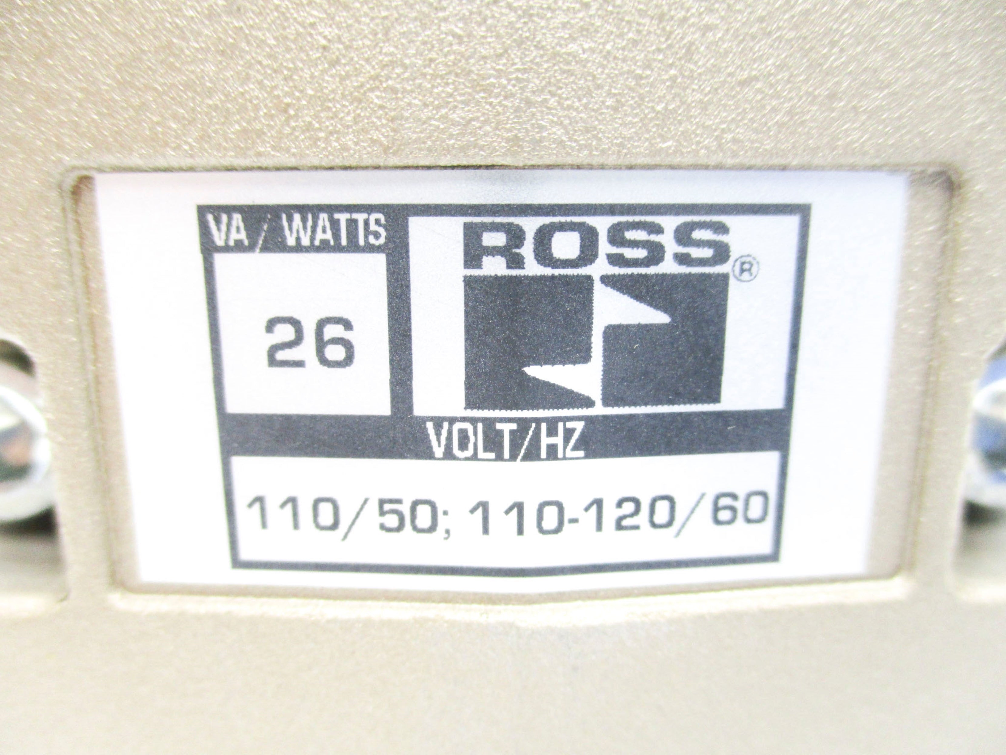 ROSS W7076C8332Z 110V/50HZ-110-120V/60HZ 2-10BAR NSMP