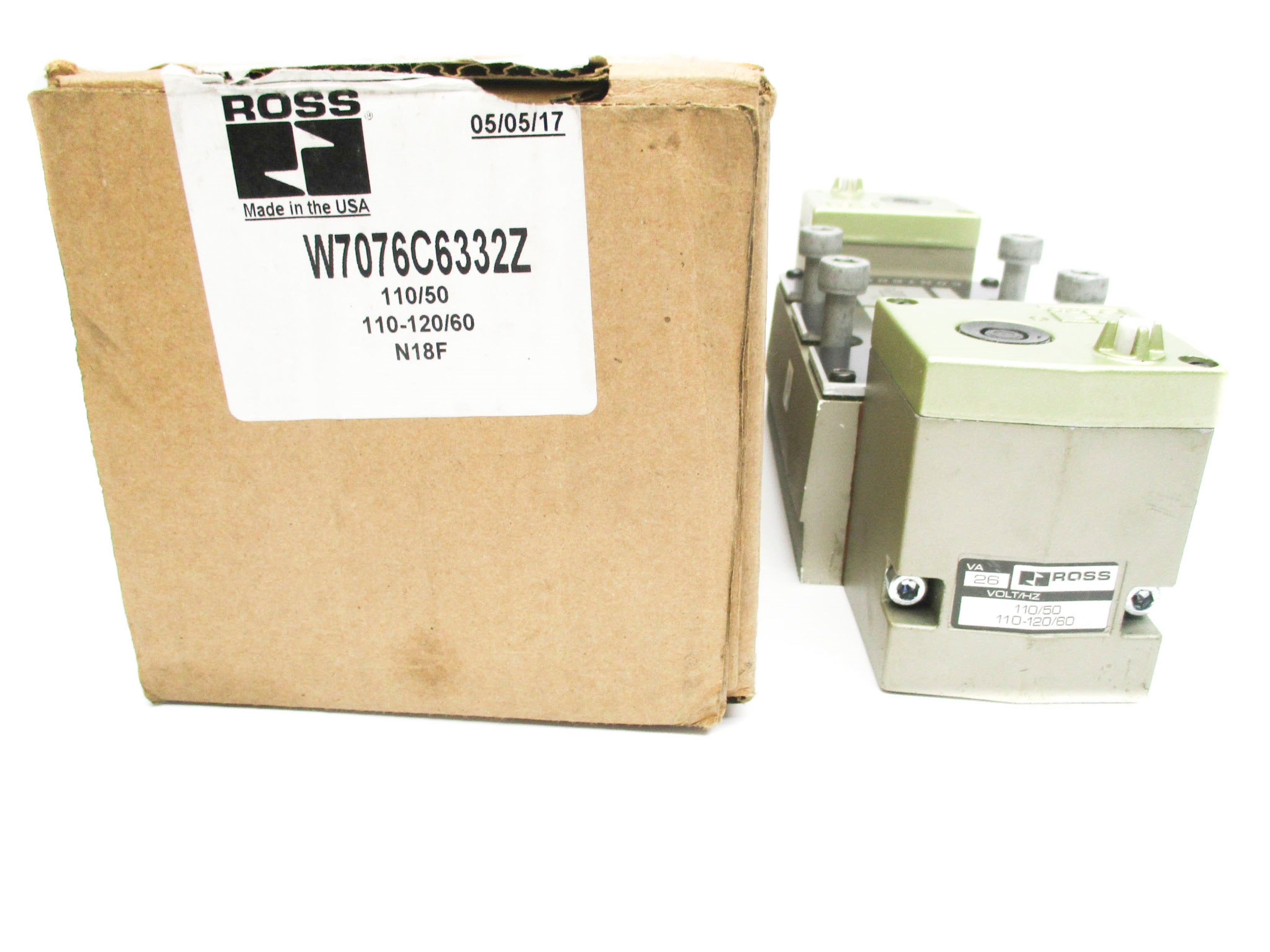 ROSS W7076C6332Z 110V/50HZ-110-120V/60HZ 1-10BAR NSMP