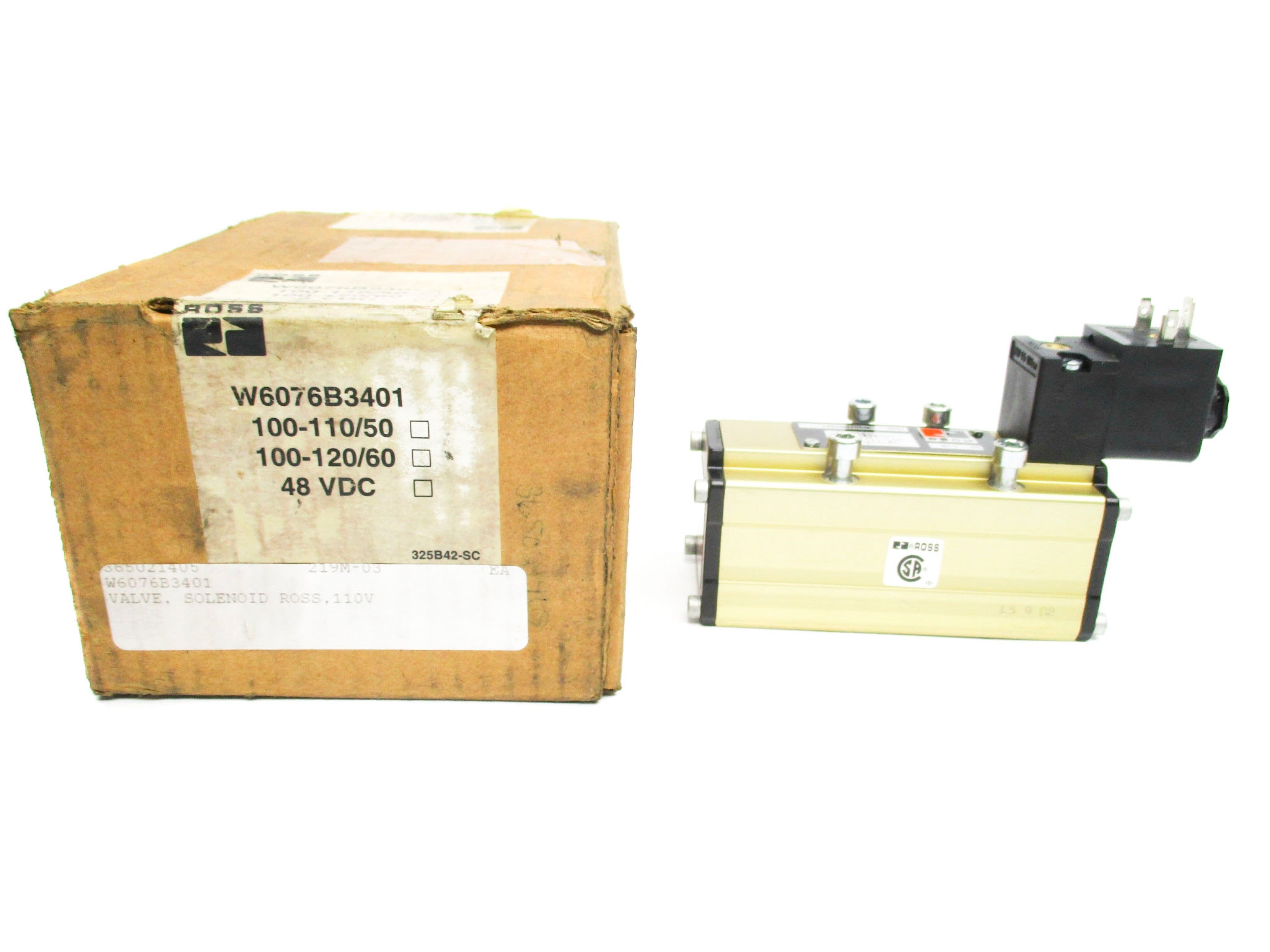 ROSS W6076B3401 48VDC 1-10BAR NSMP