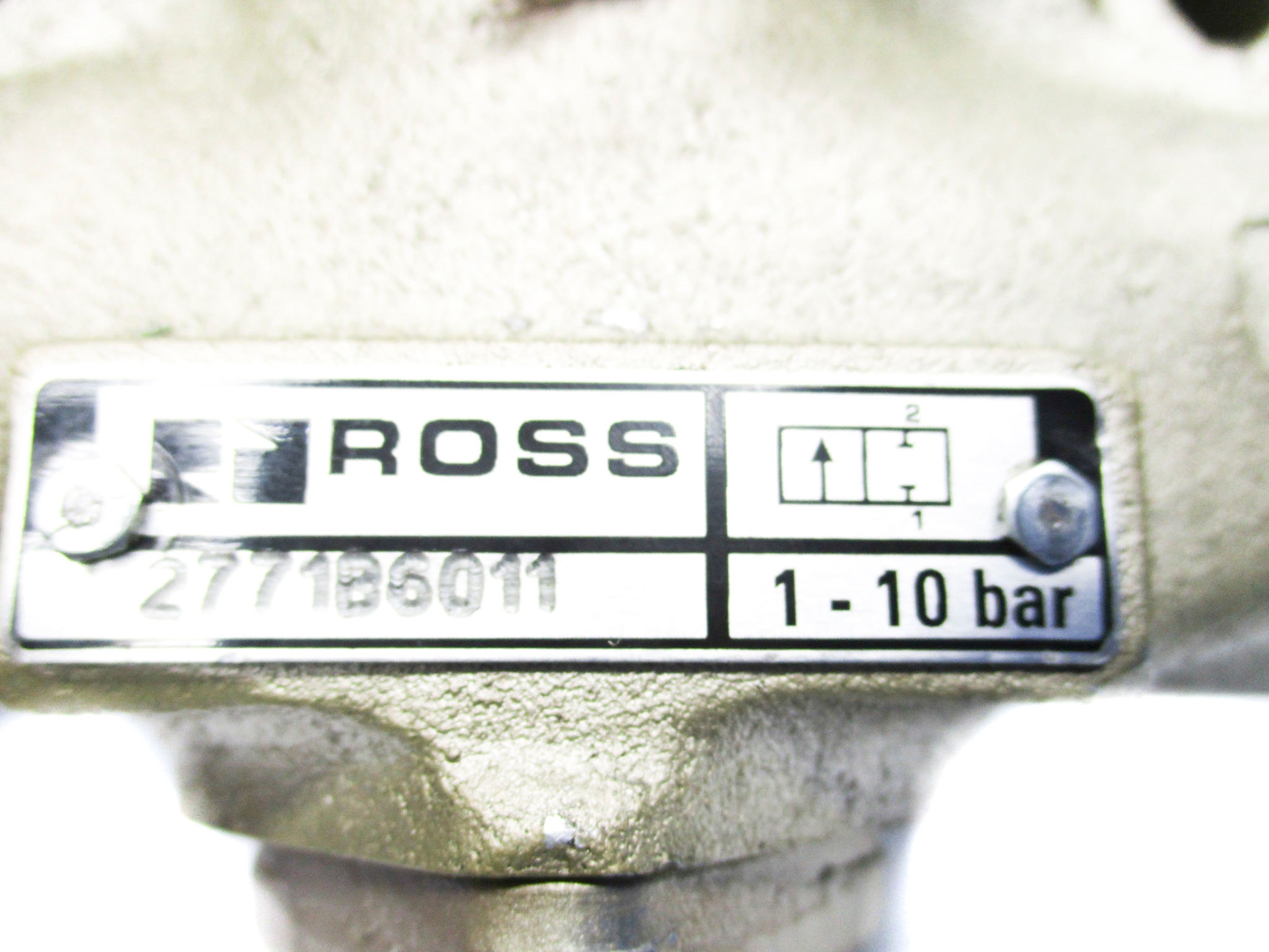 ROSS 2771B6011 110V/50HZ-110-120V/60HZ 1-10BAR UNMP