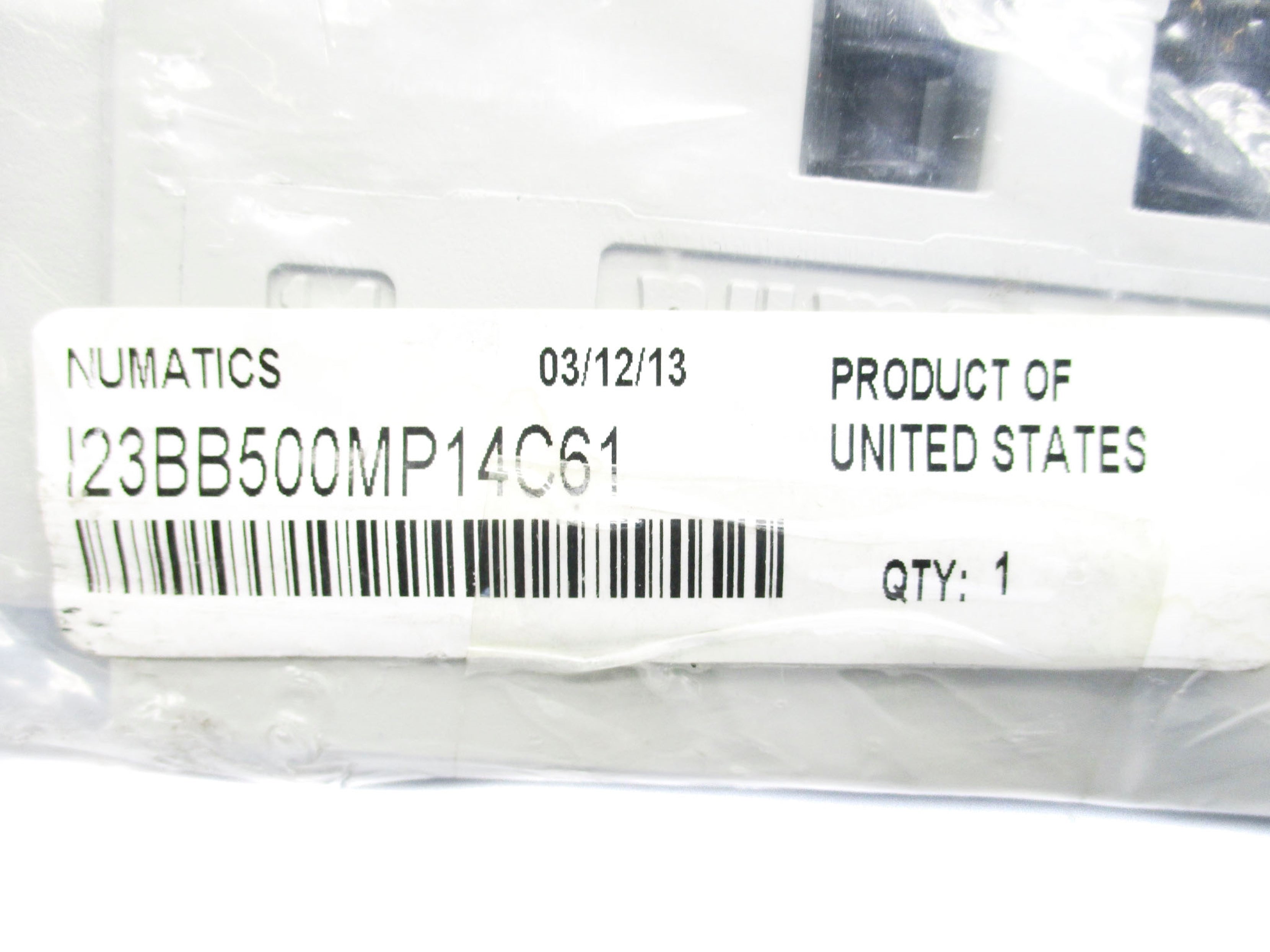 NUMATICS I23BB500MP14C61 24VDC 150PSI NSMP