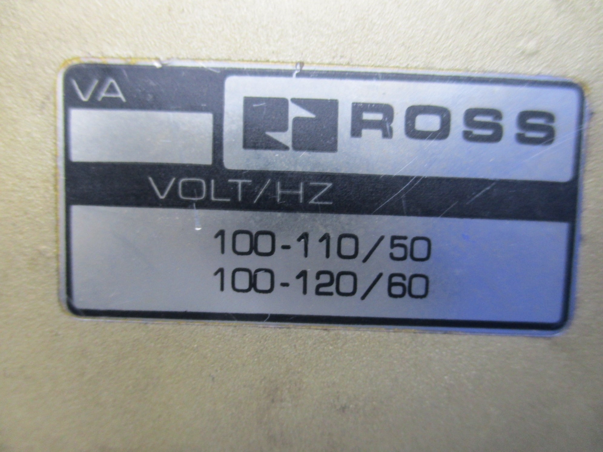 ROSS W7077A2331 110V/120V UNMP