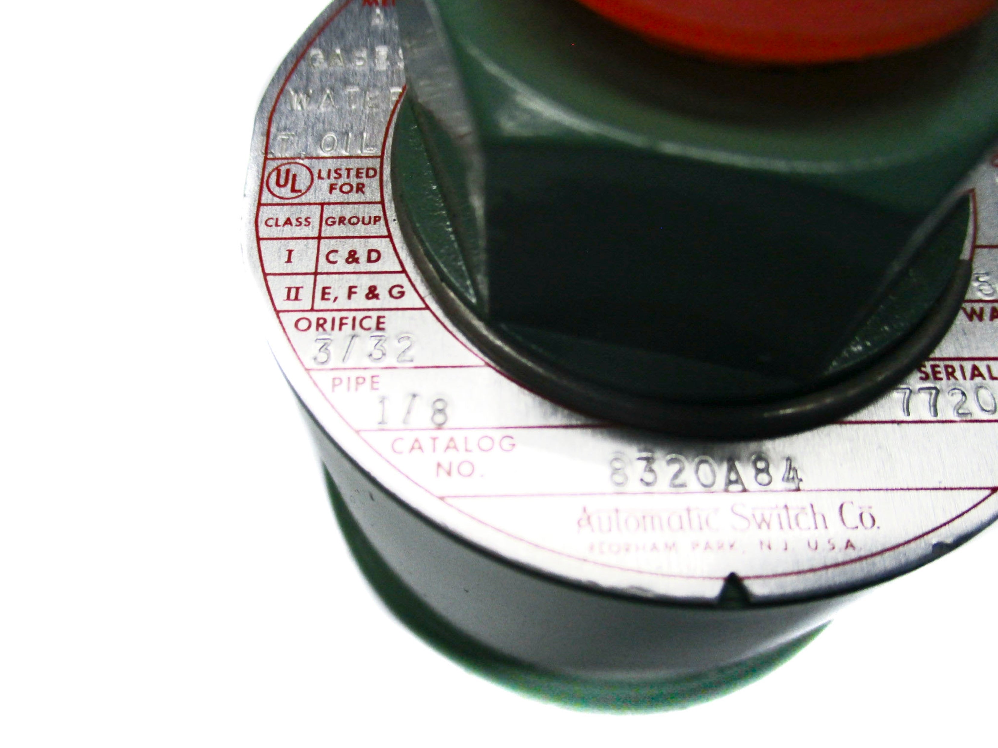 ASCO 8320A84 110/120V 50PSI 1/8" NSNP