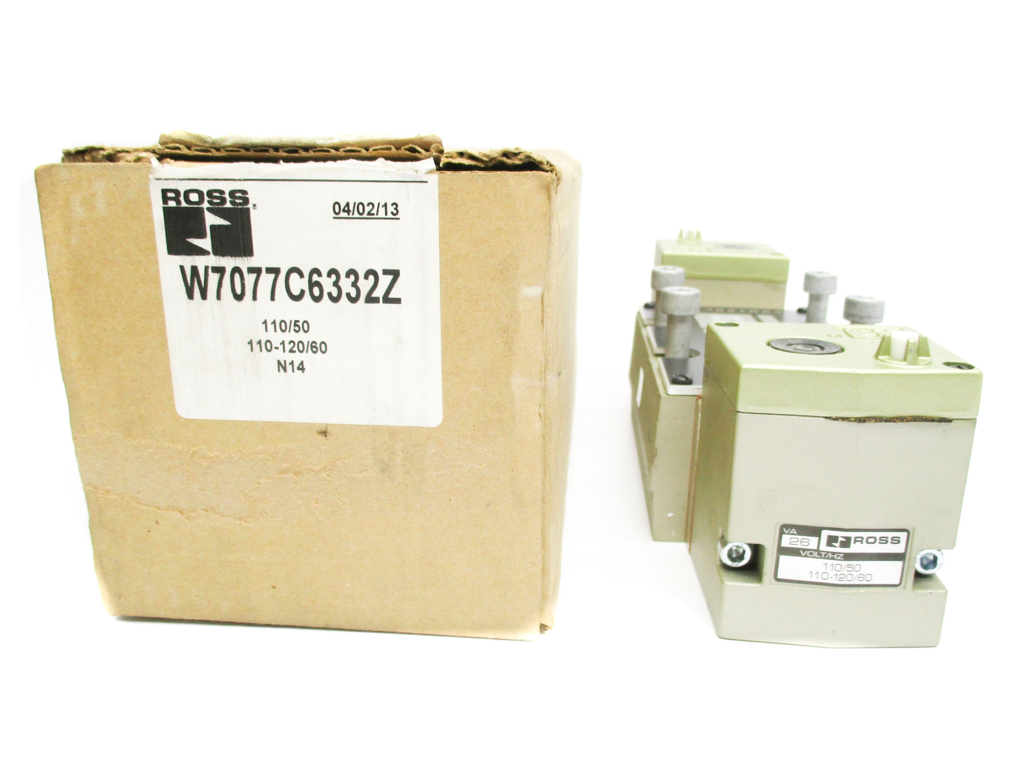 ROSS W7077C6332Z 110V/50HZ-110-120V/60HZ 1-10BAR NSMP
