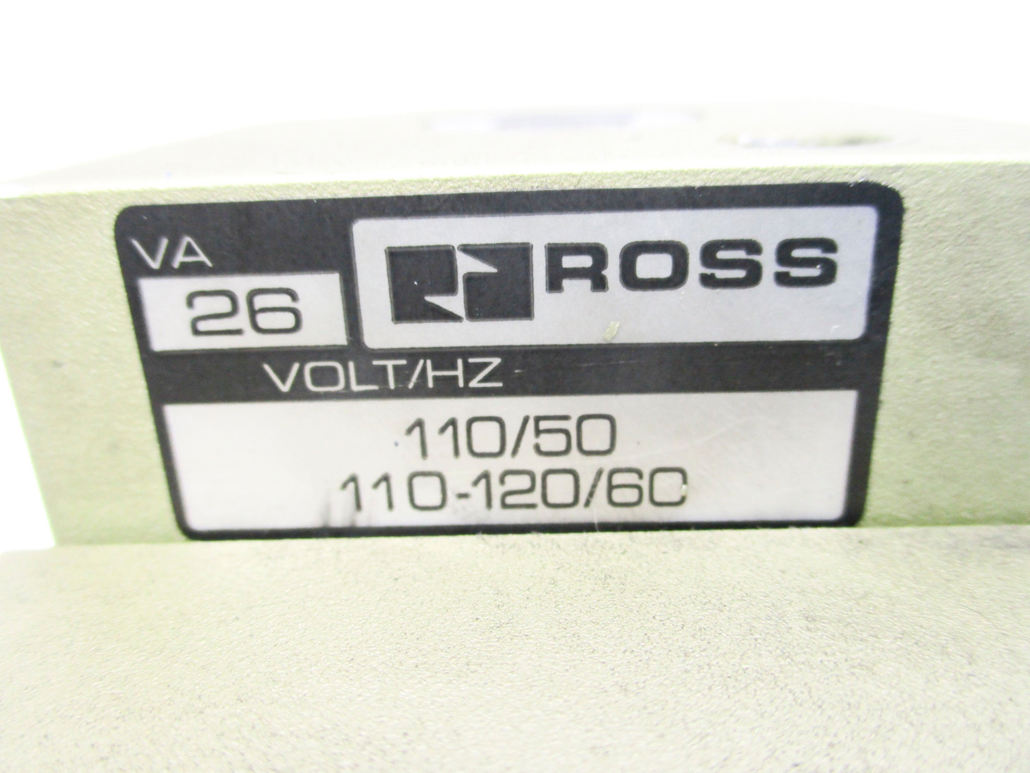 ROSS W7076A3332 110V/50HZ-110-120V/60HZ 1-10BAR UNMP