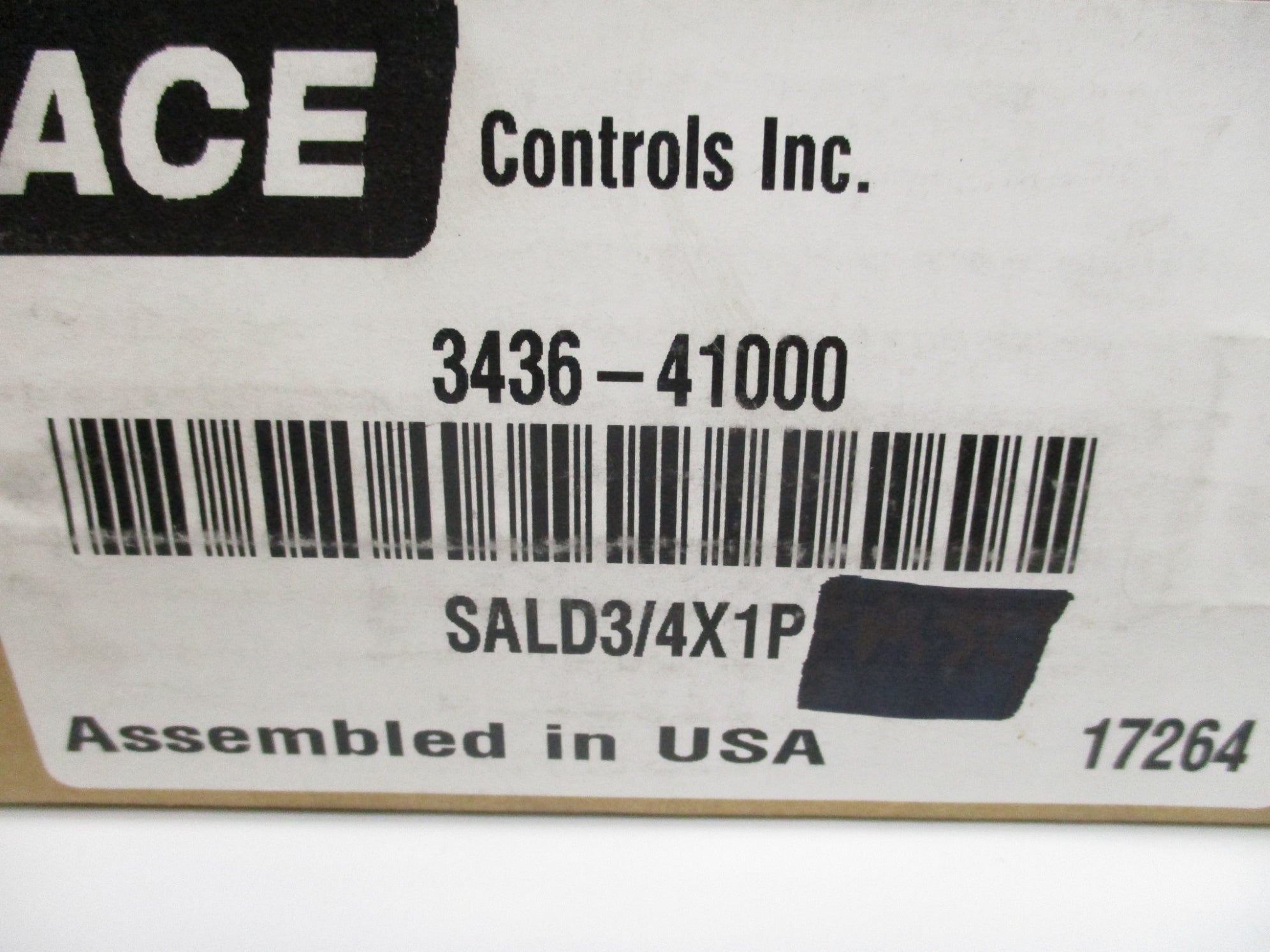 ACE CONTROLS SALD3/4X1P NSMP