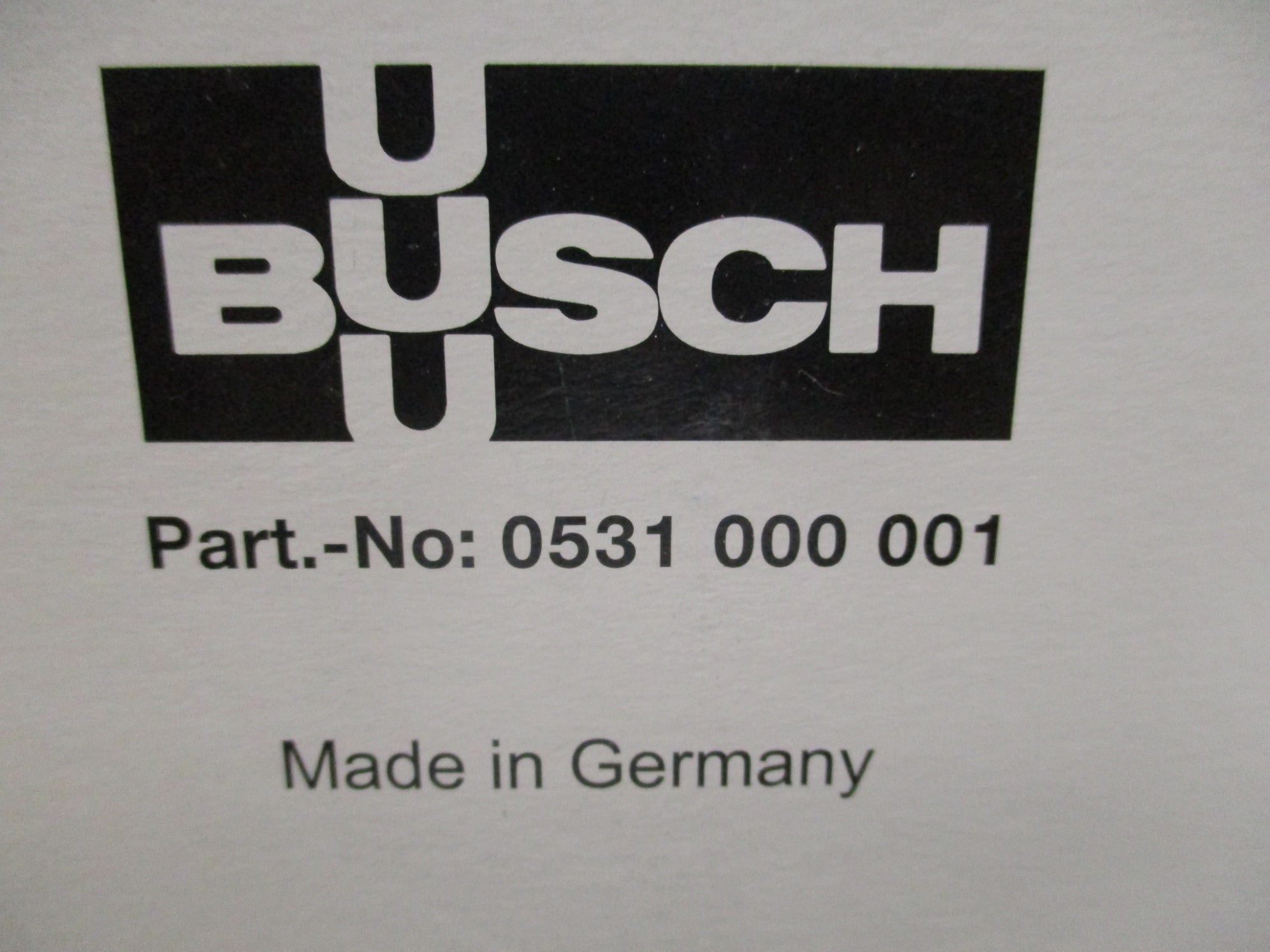 BUSCH 0531000001 NSMP