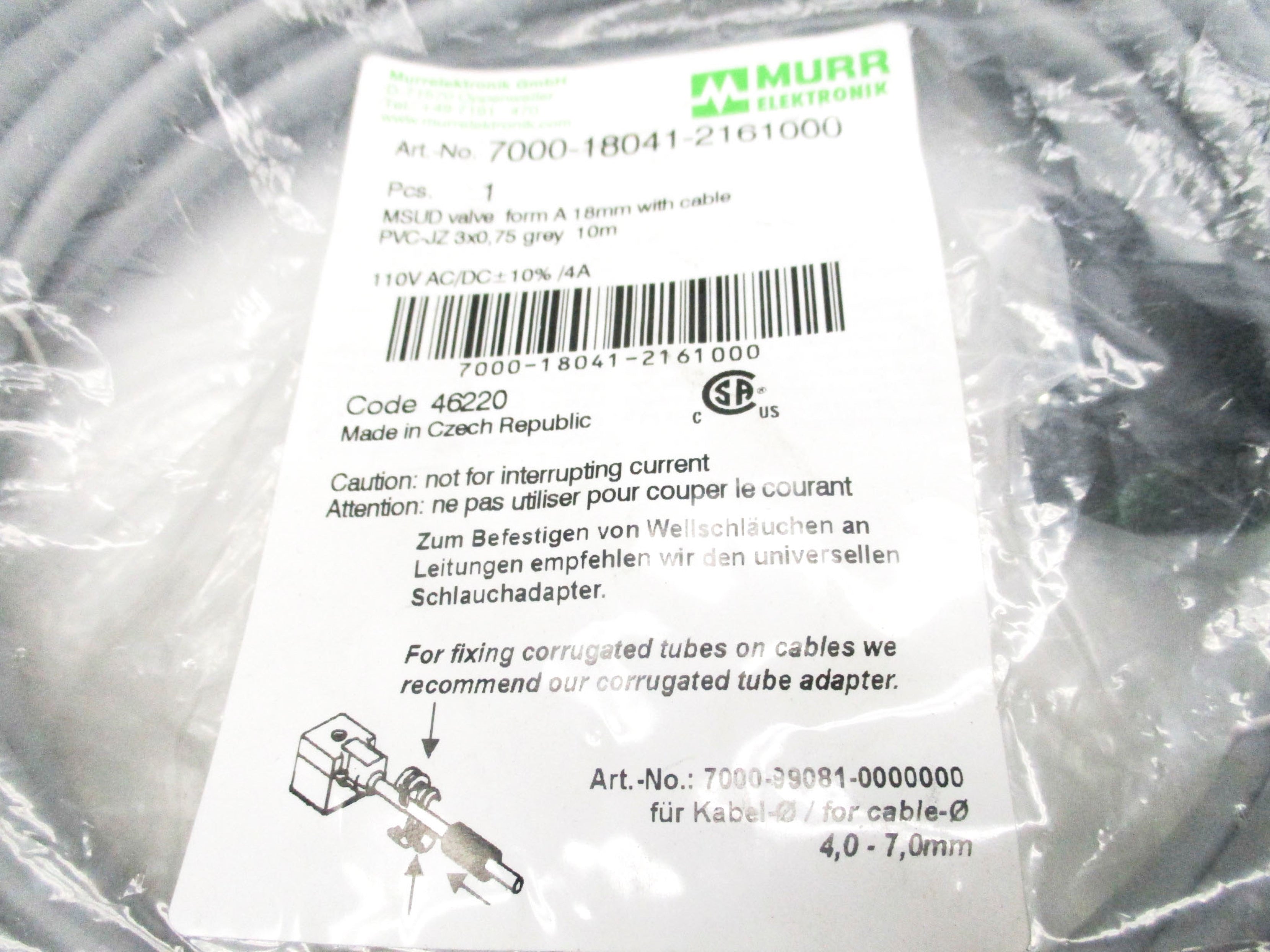 MURR ELEKTRONIK 7000-18041-2161000 NSMP