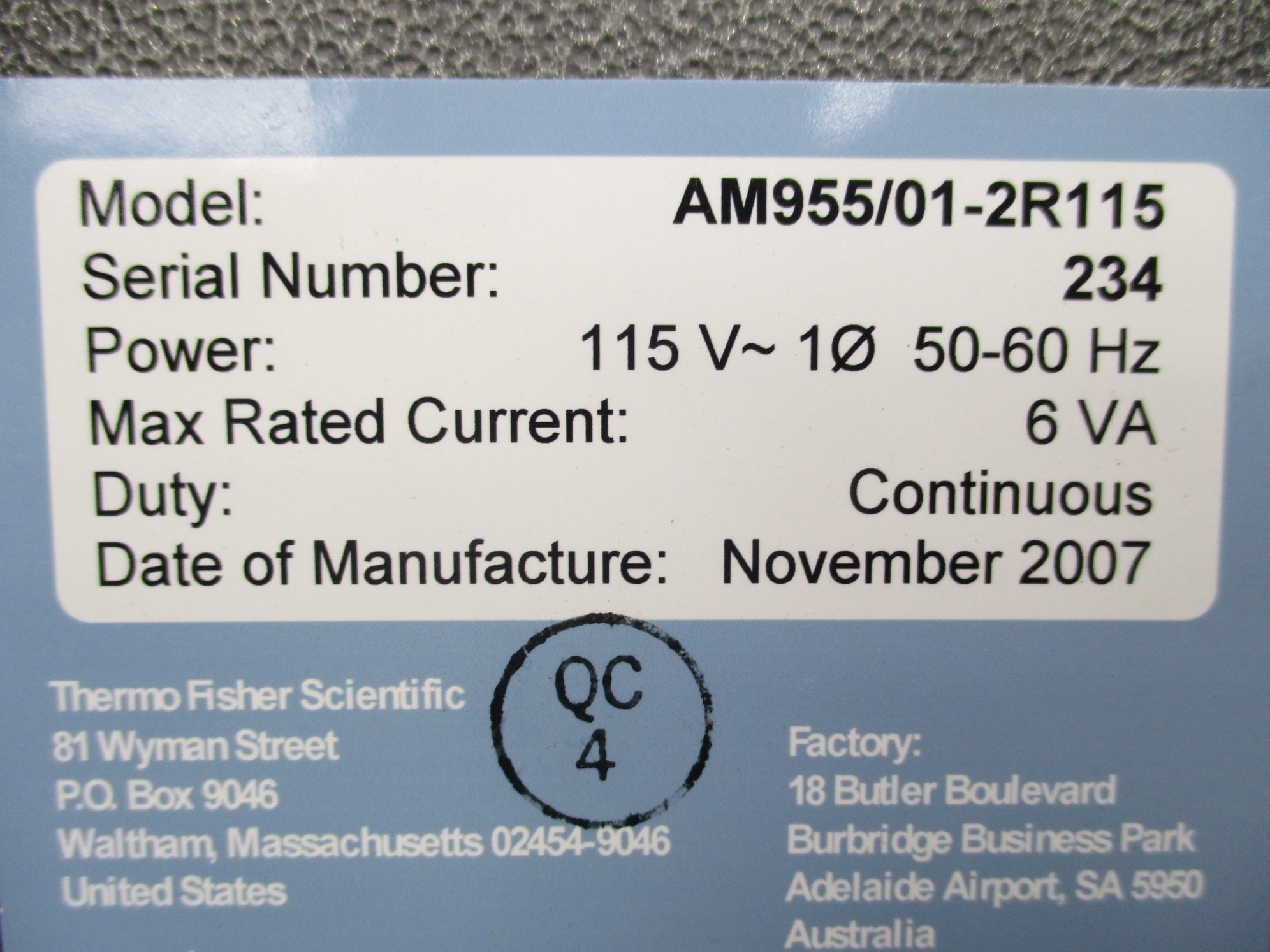 FISHER AM955/01-2R115 UNMP