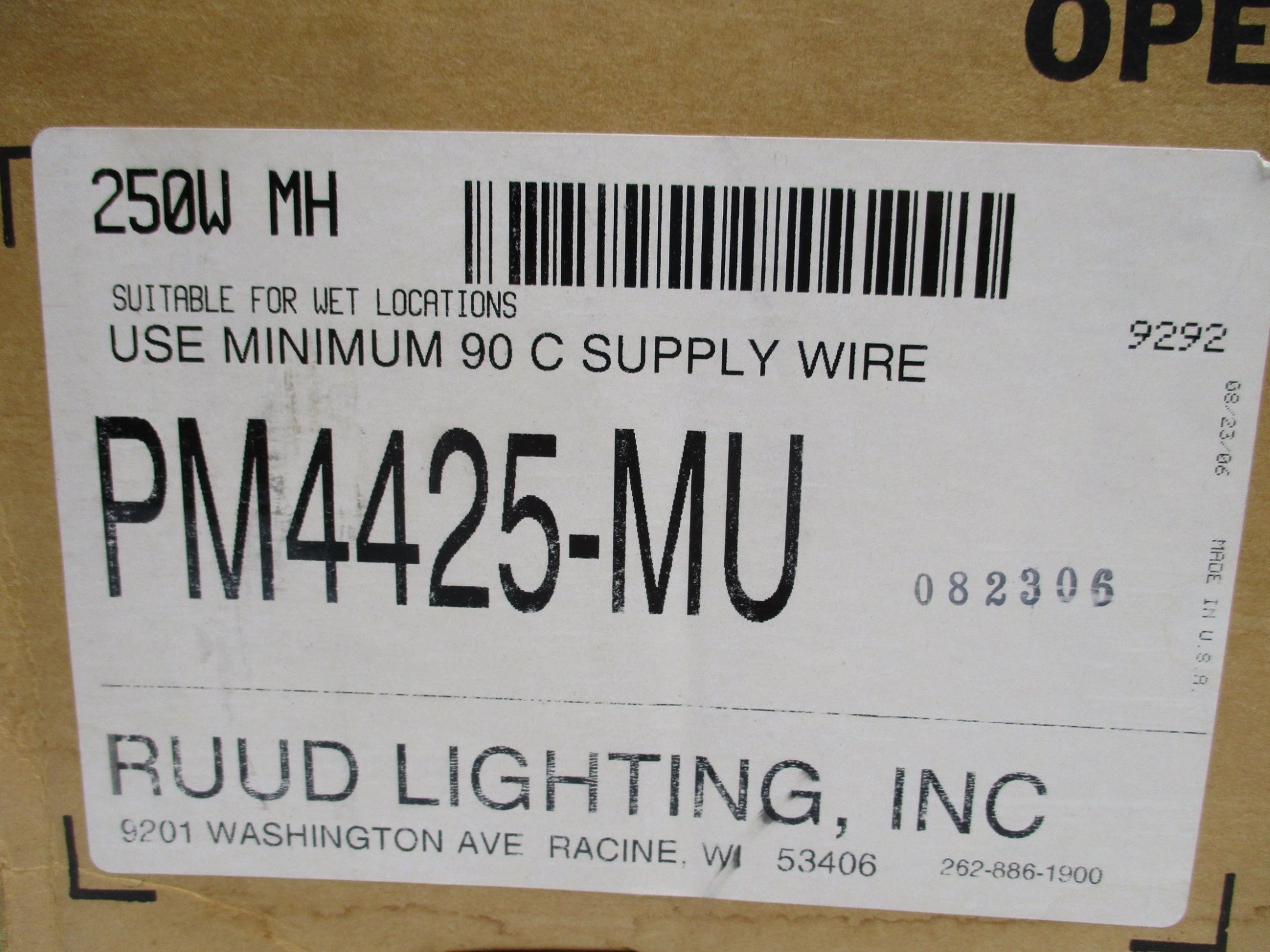 RUUD LIGHTING PM4425-MU NSFS