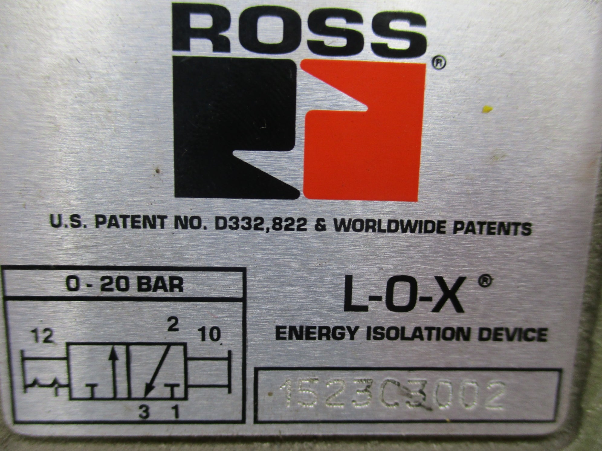 ROSS 1523C3002 0-20BAR UNMP