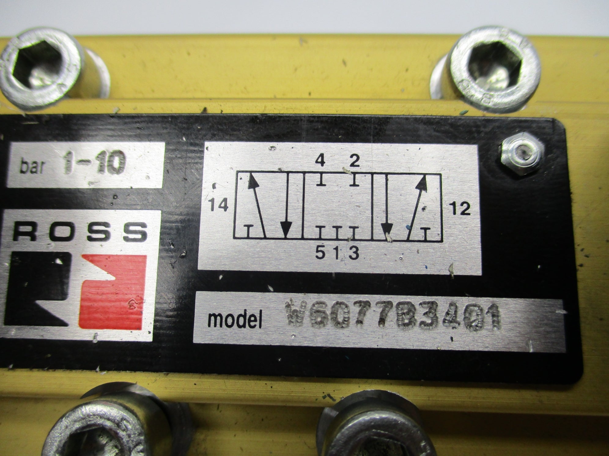 ROSS W6077B3401 48VDC 1-10BAR UNMP