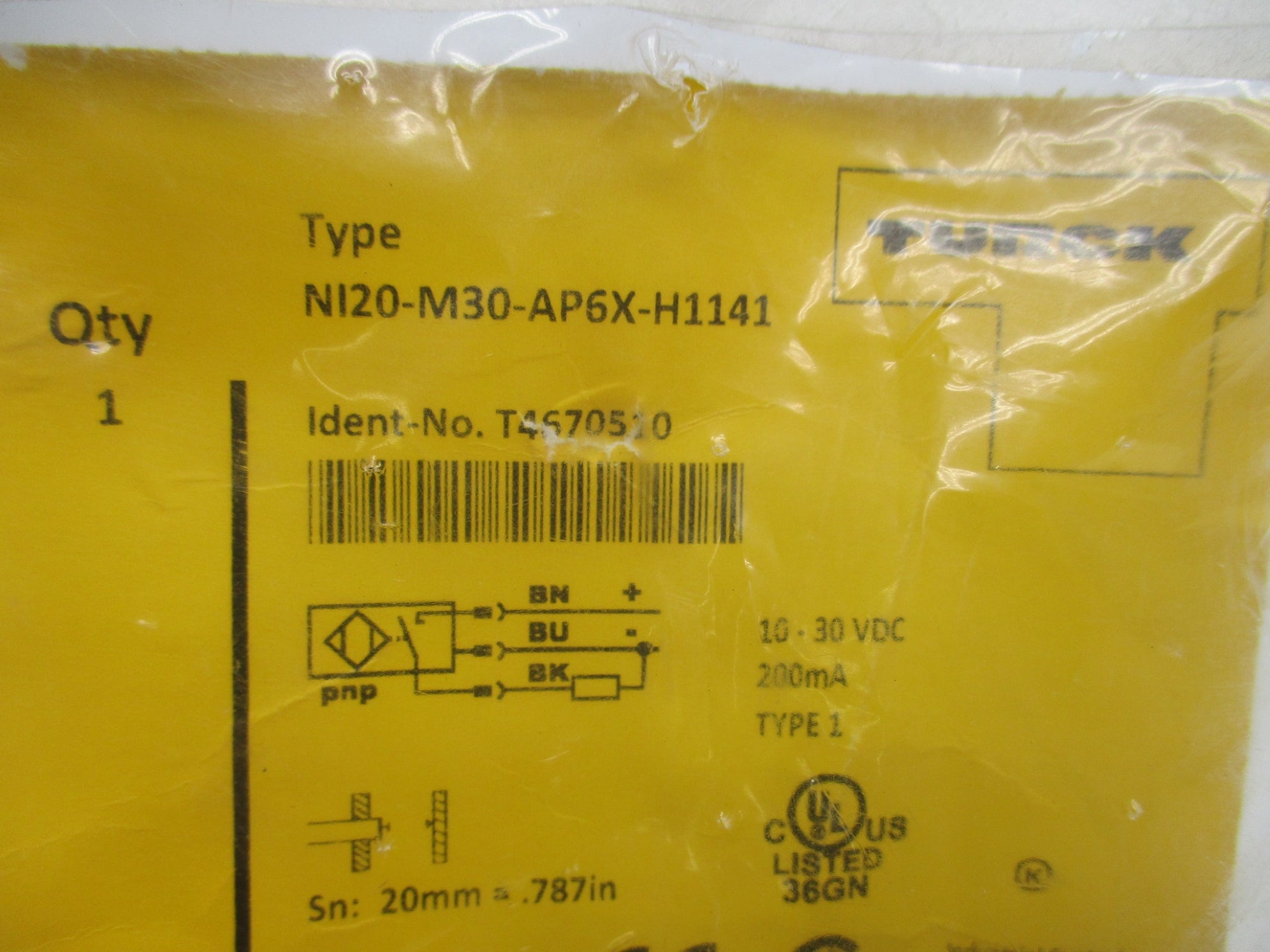 TURCK NI20-M30-AP6X-H1141 NSMP