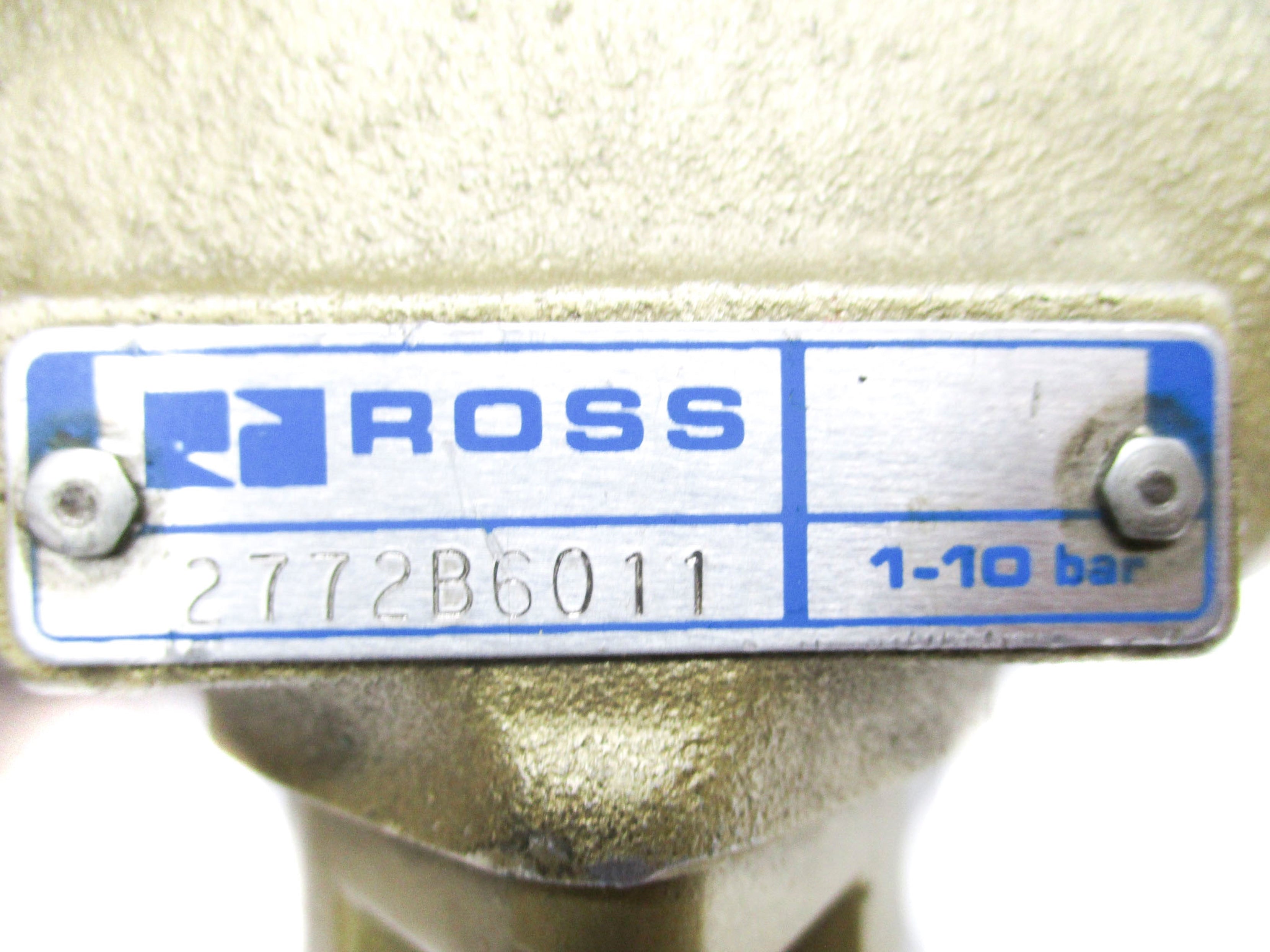 ROSS 2772B6011 110V/50HZ-120V/60HZ 1-10BAR UNMP
