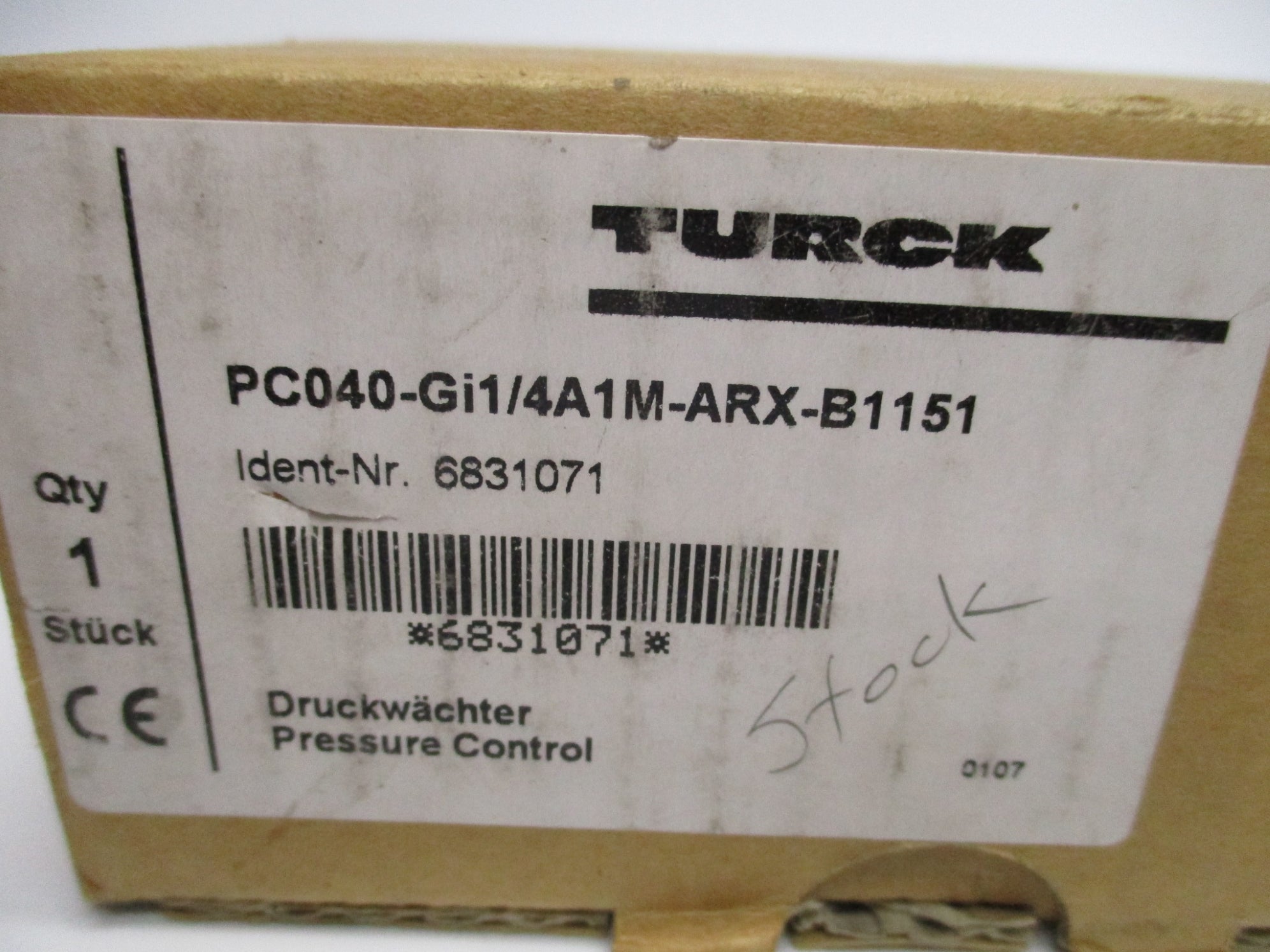 TURCK PC040-GI1/4A1M-ARX-B1151 NSMP