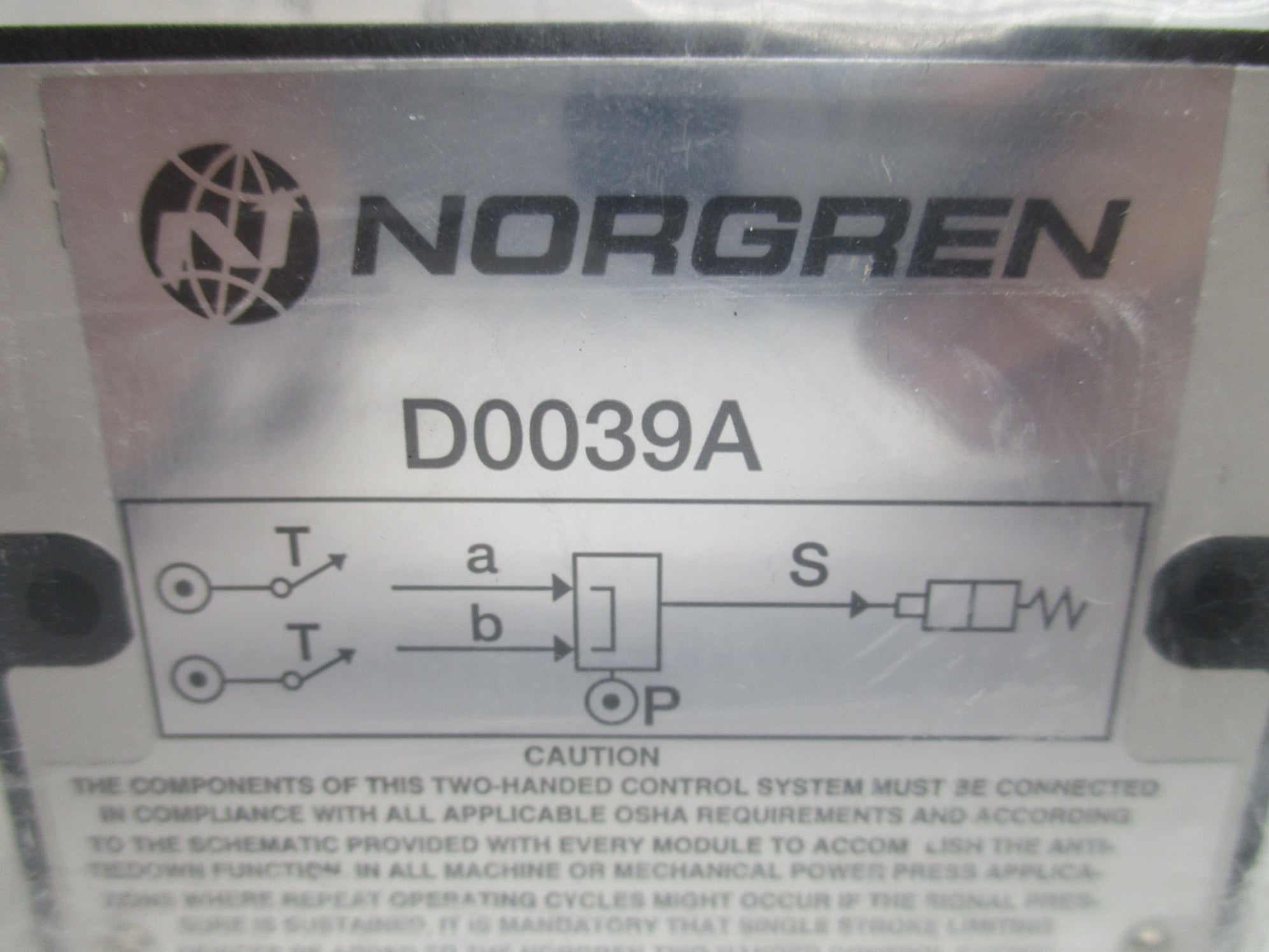 NORGREN D0039A NSMP