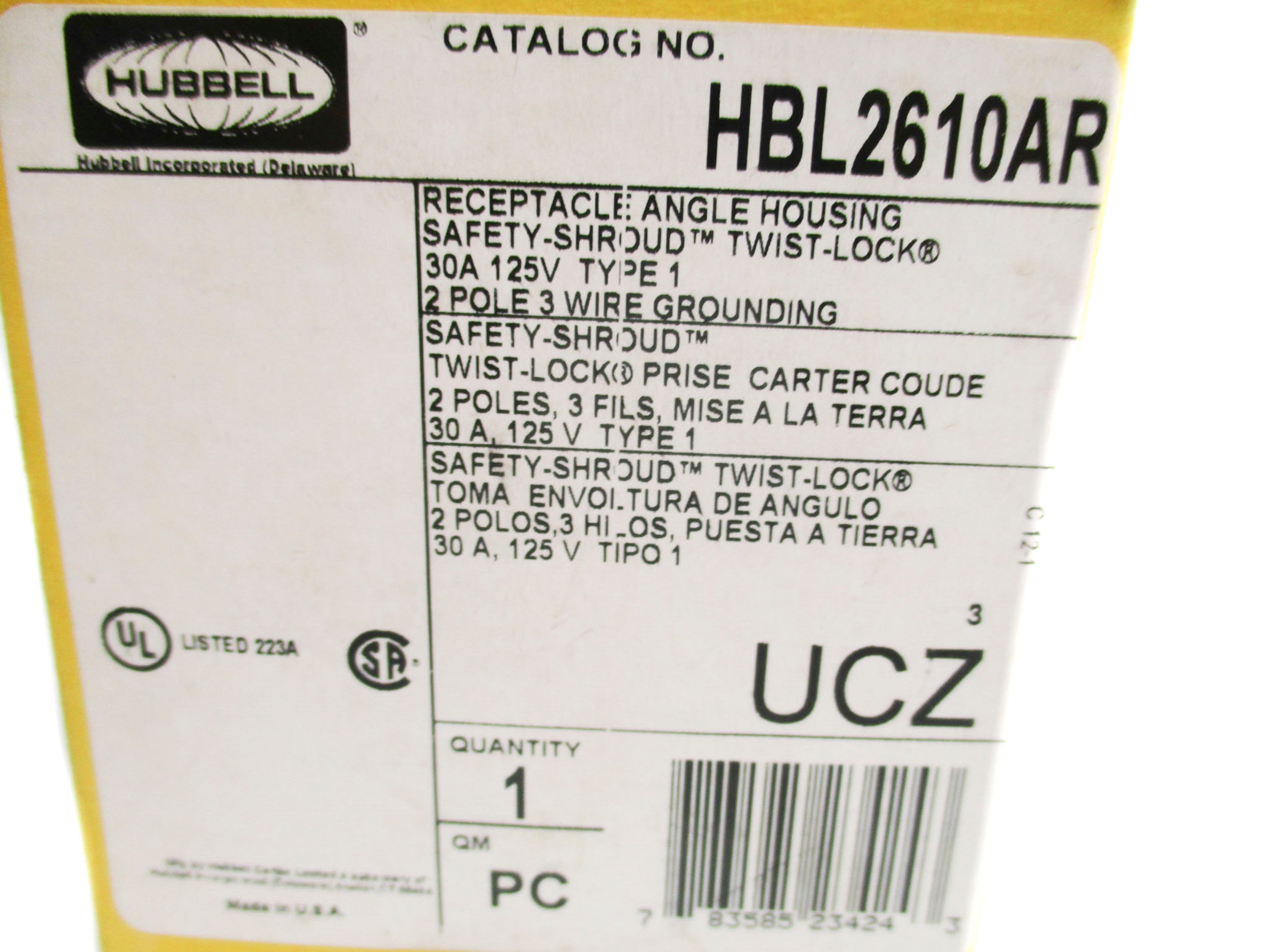 HUBBELL HBL2610AR NSMP