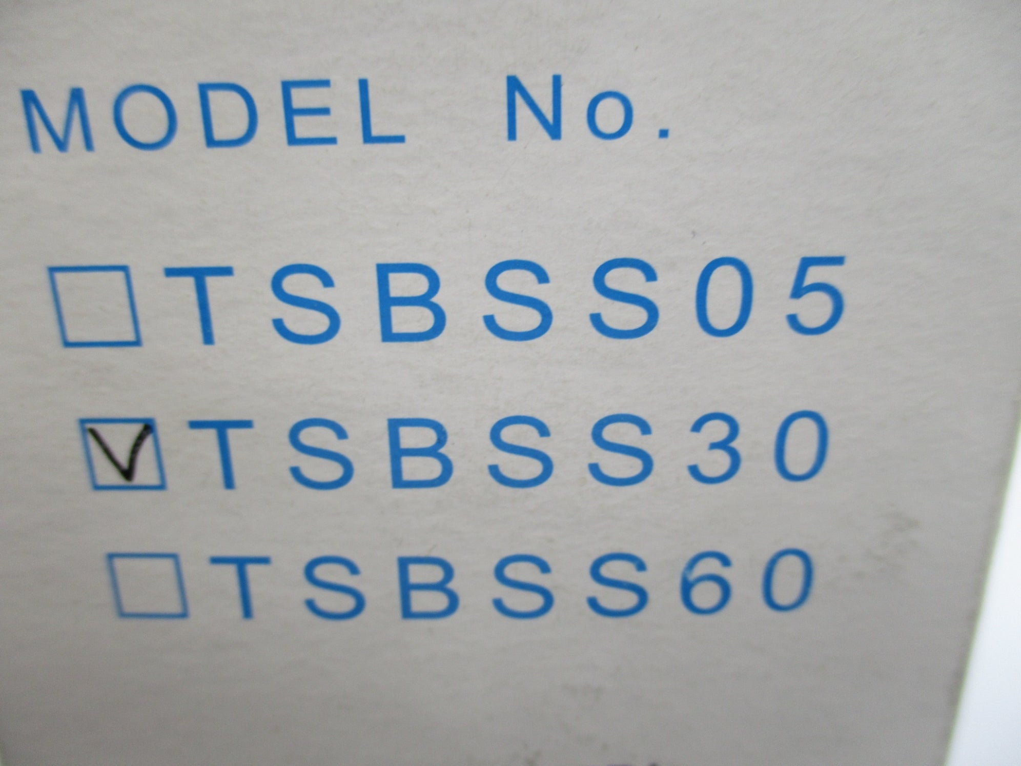 TSUBAKI TSBSS30 90-250VAC NSMP