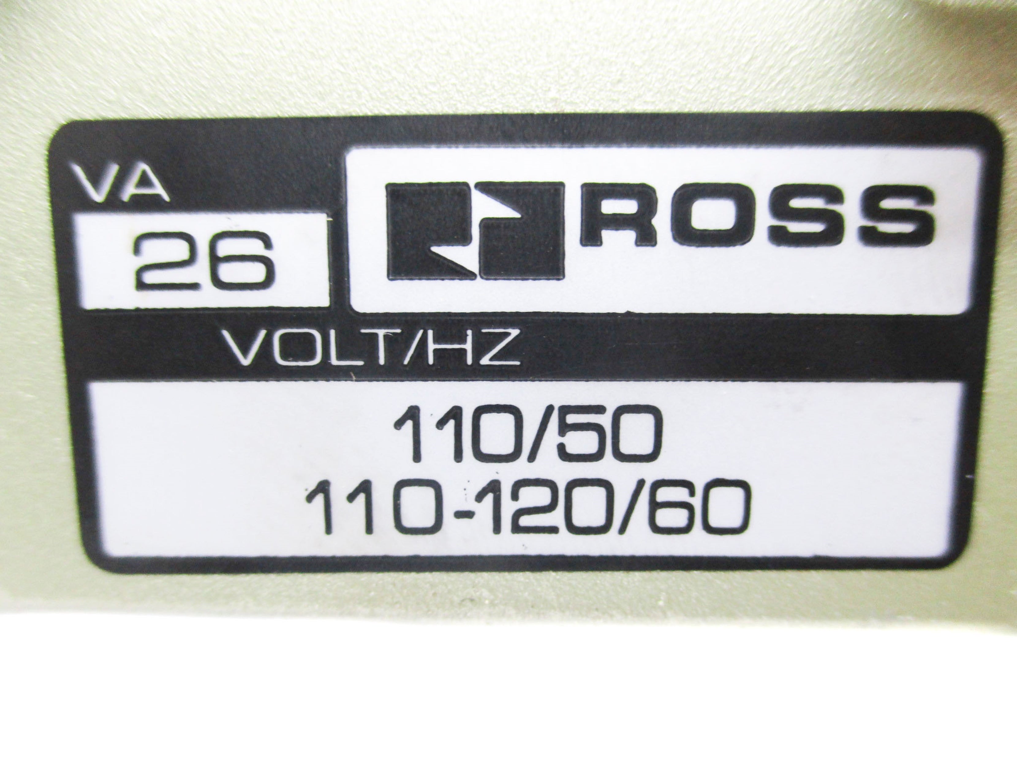 ROSS 2774B4001Z 110V/50HZ-120V/60HZ 1-10BAR NSMP