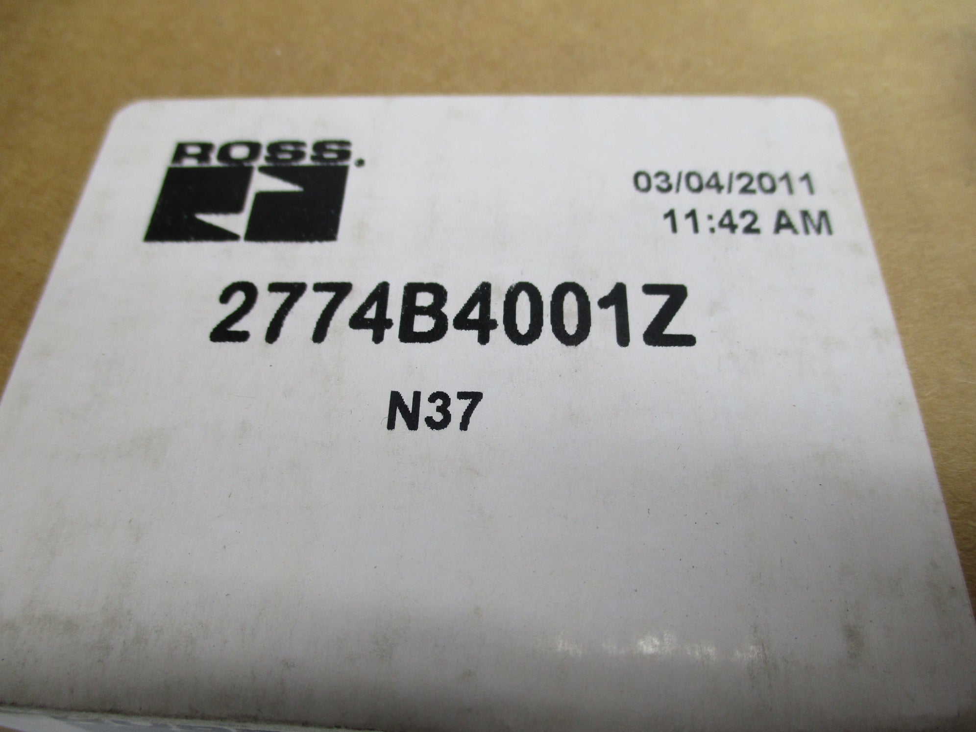 ROSS 2774B4001Z 110V/50HZ-120V/60HZ 1-10BAR NSMP