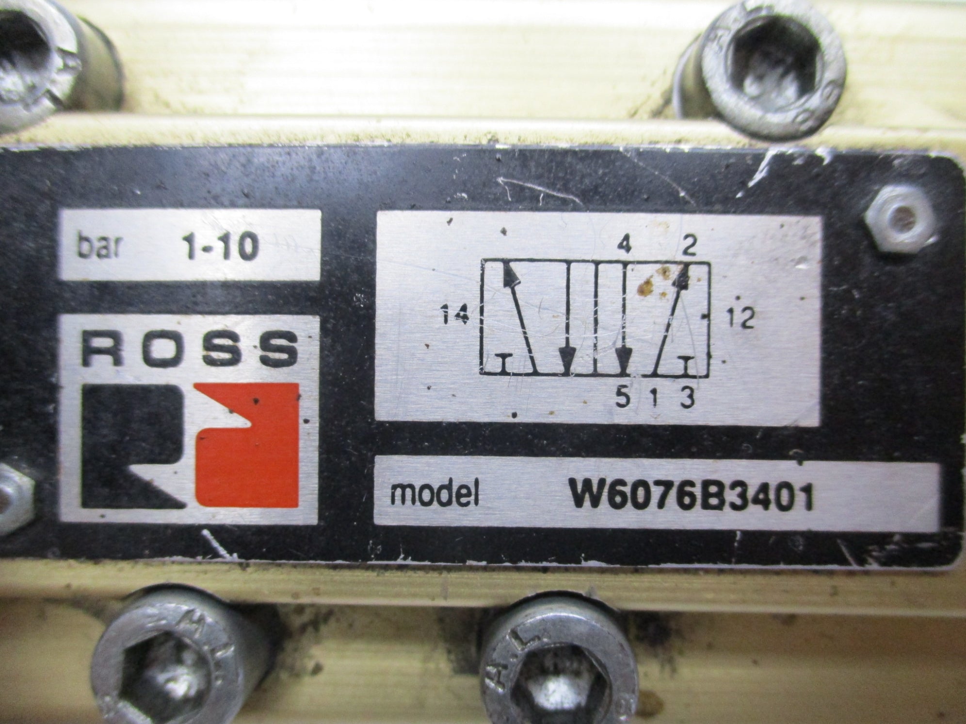 ROSS W6076B3401 48VDC 1-10BAR UNMP