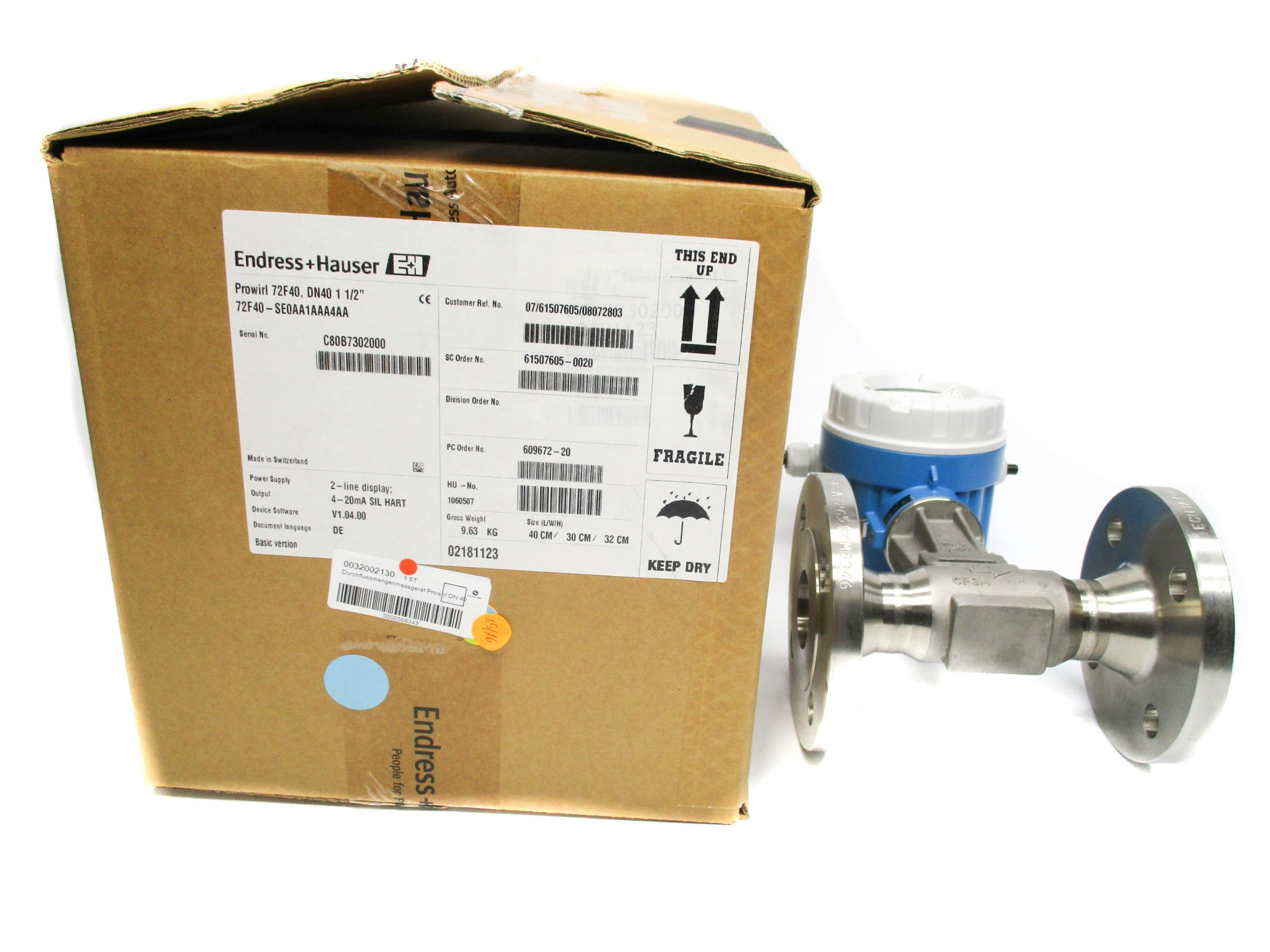ENDRESS+HAUSER 72F40-SE0AA1AAA4AA NSMP