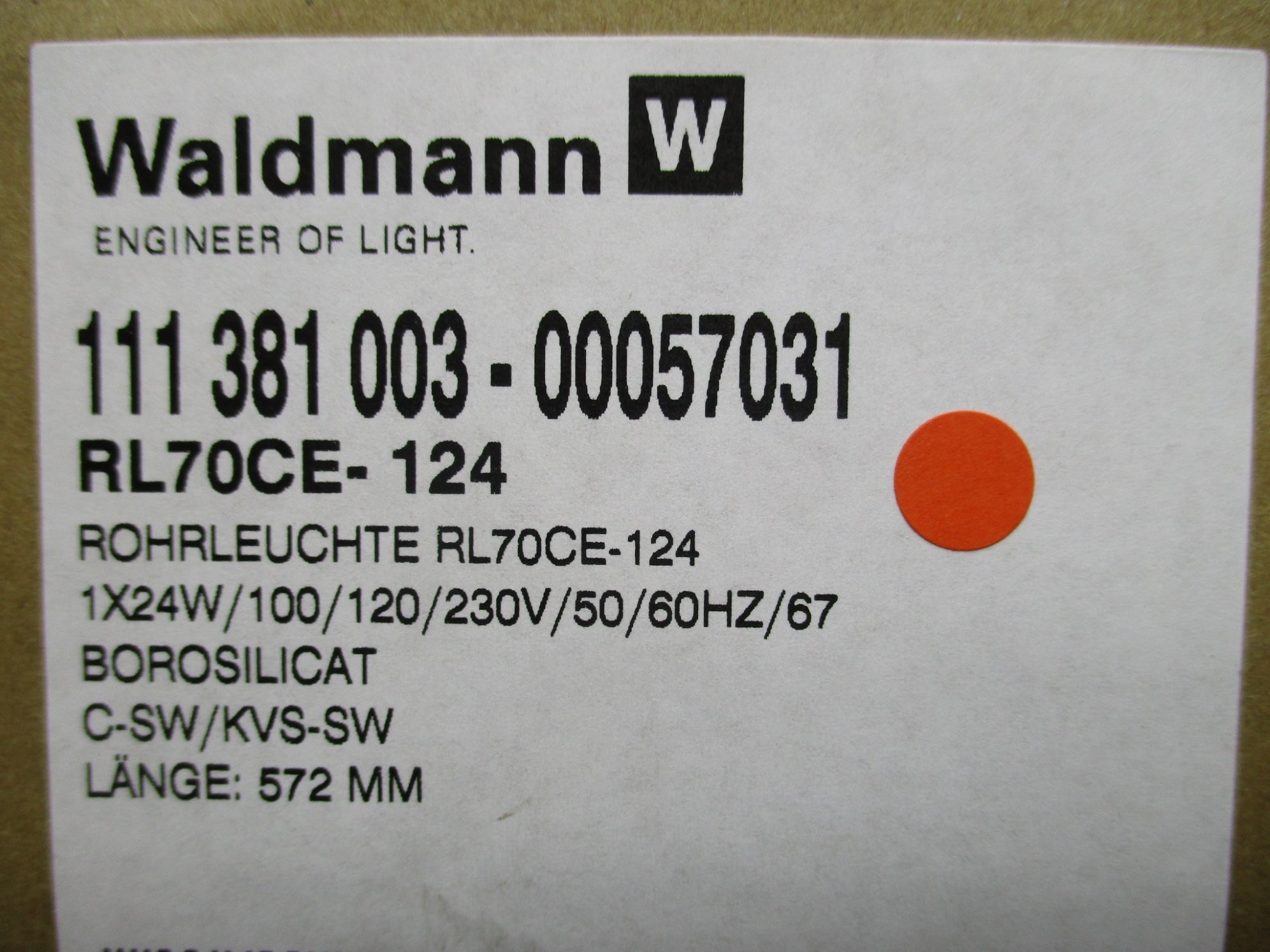 WALDMANN RL70CE-124 NSMP