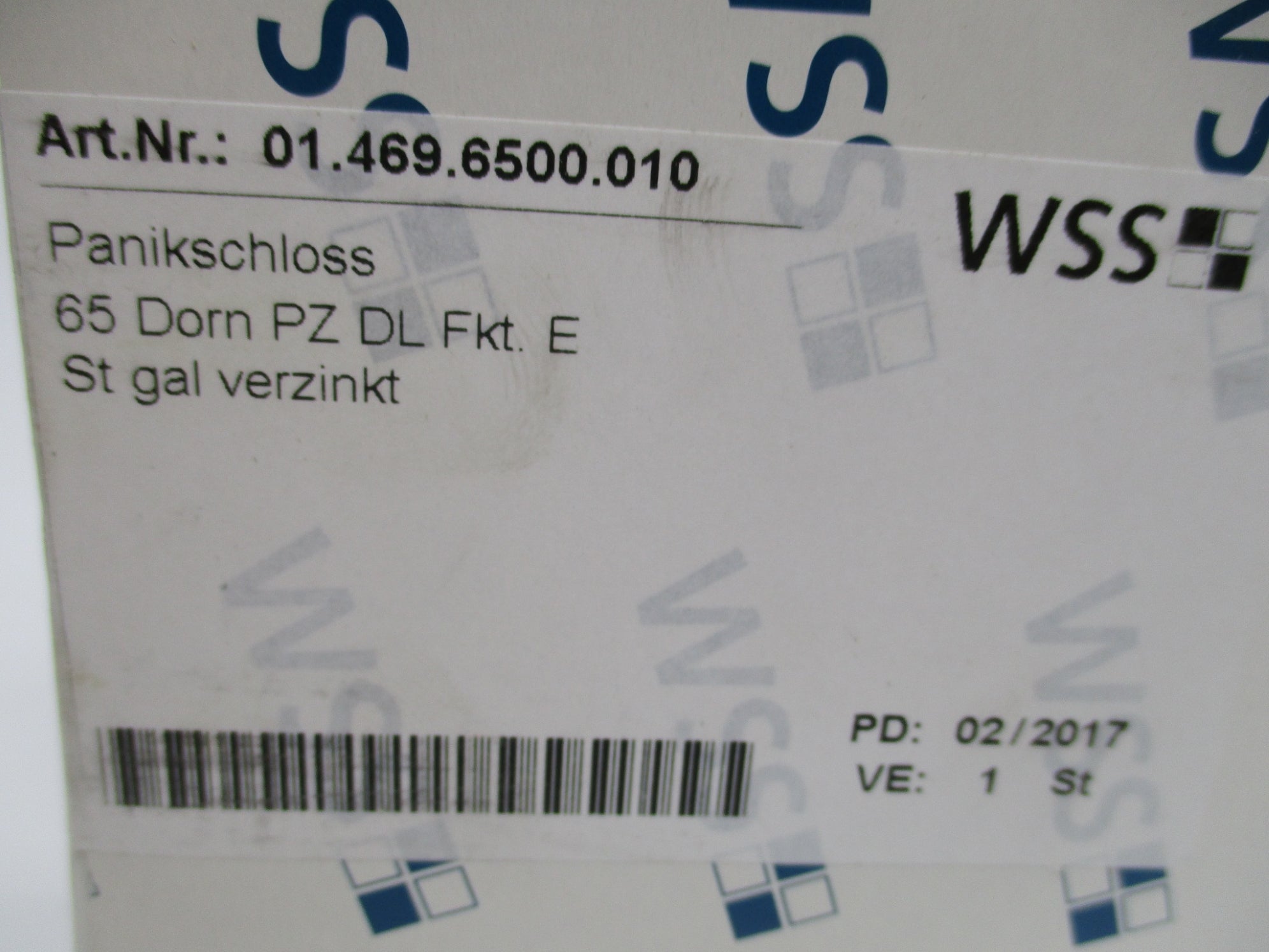 WSS 01.469.6500.010 NSFS