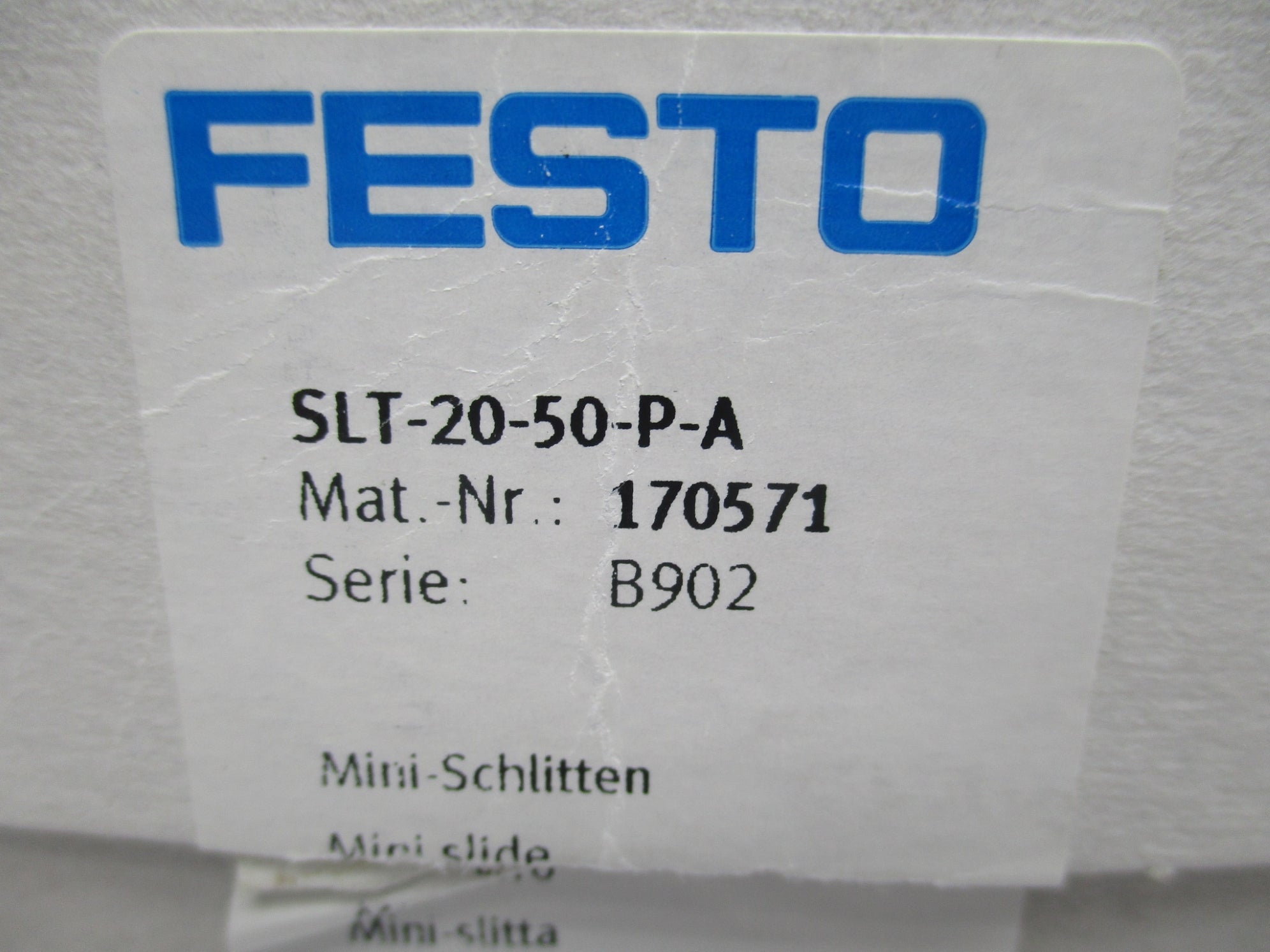 FESTO SLT-20-50-P-A NSMP