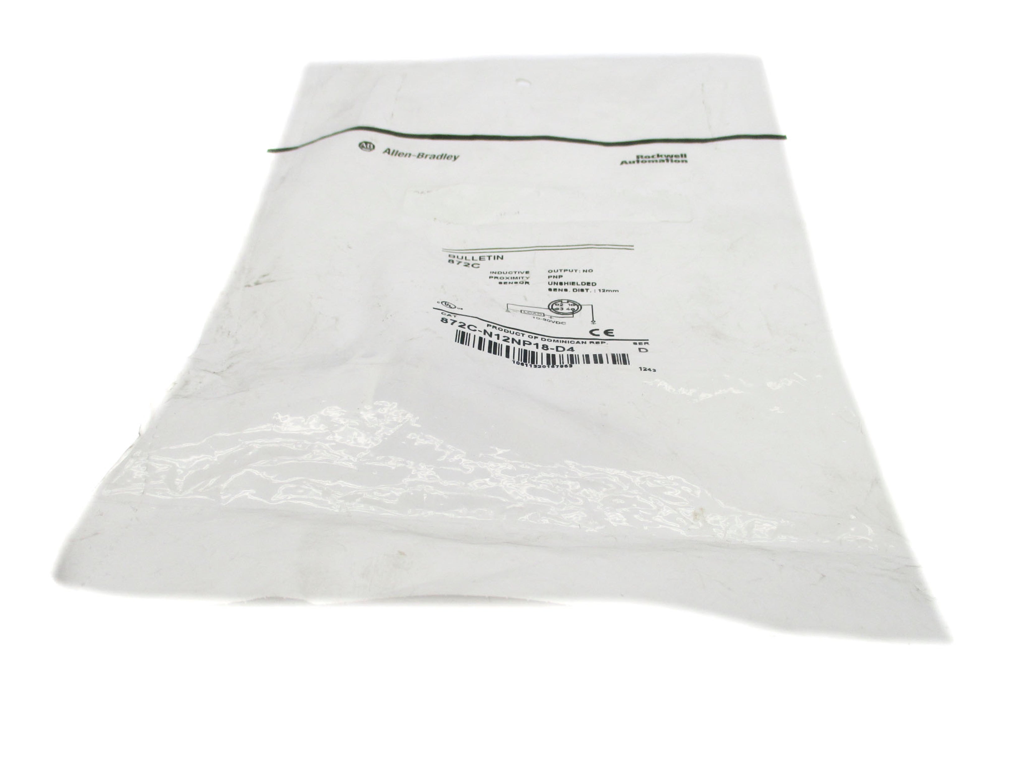 ALLEN BRADLEY 872C-N12NP18-D4 SER. D 10-30VDC NSMP