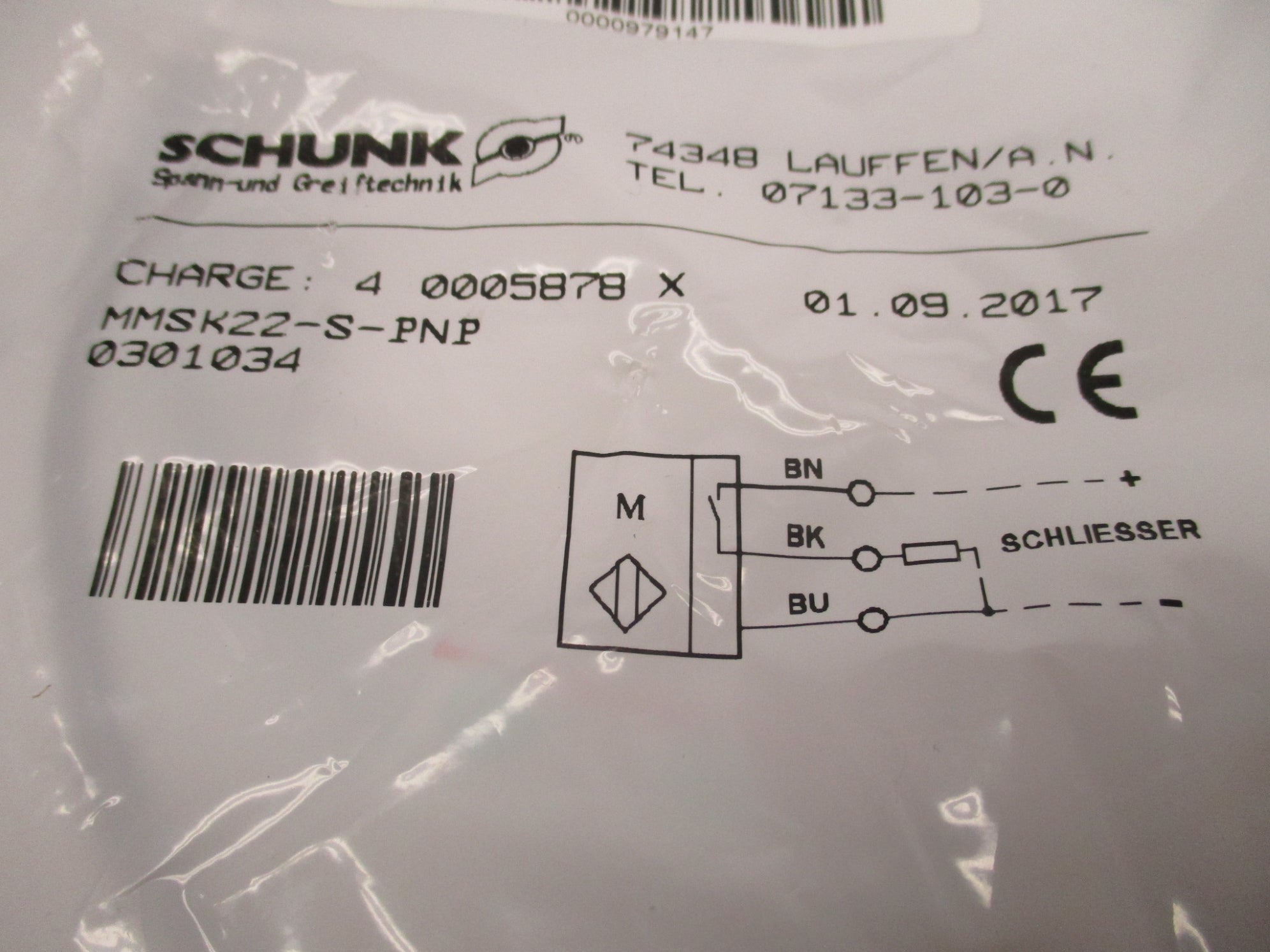 SCHUNK MMSK22-S-PNP NSMP