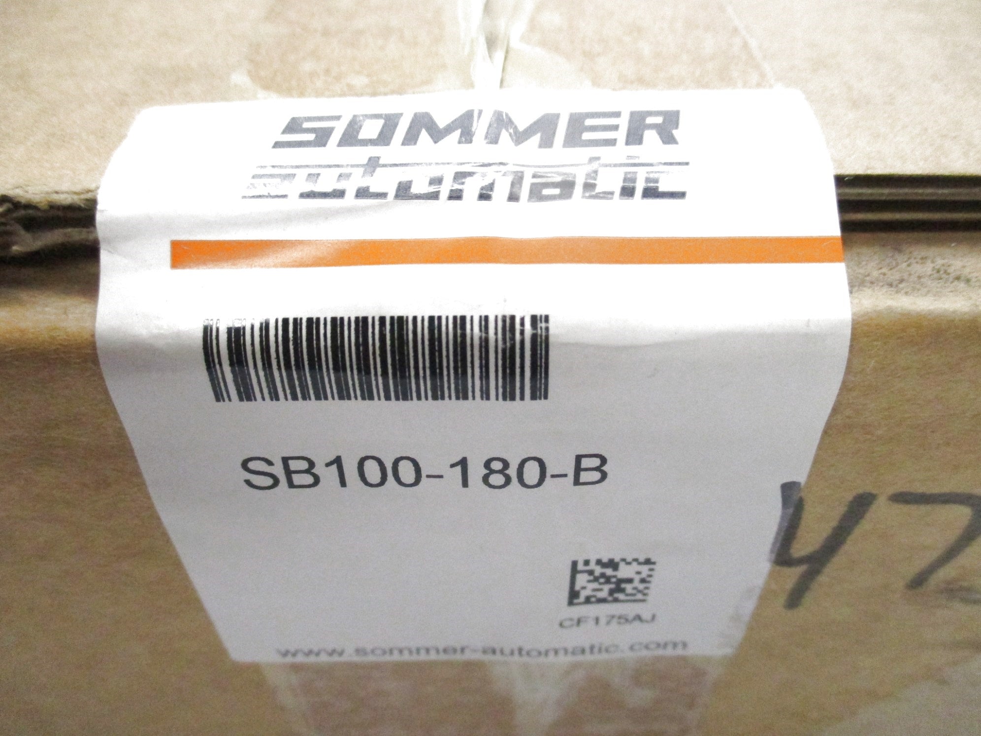 SOMMER AUTOMATICS SB100-180-B NSFS