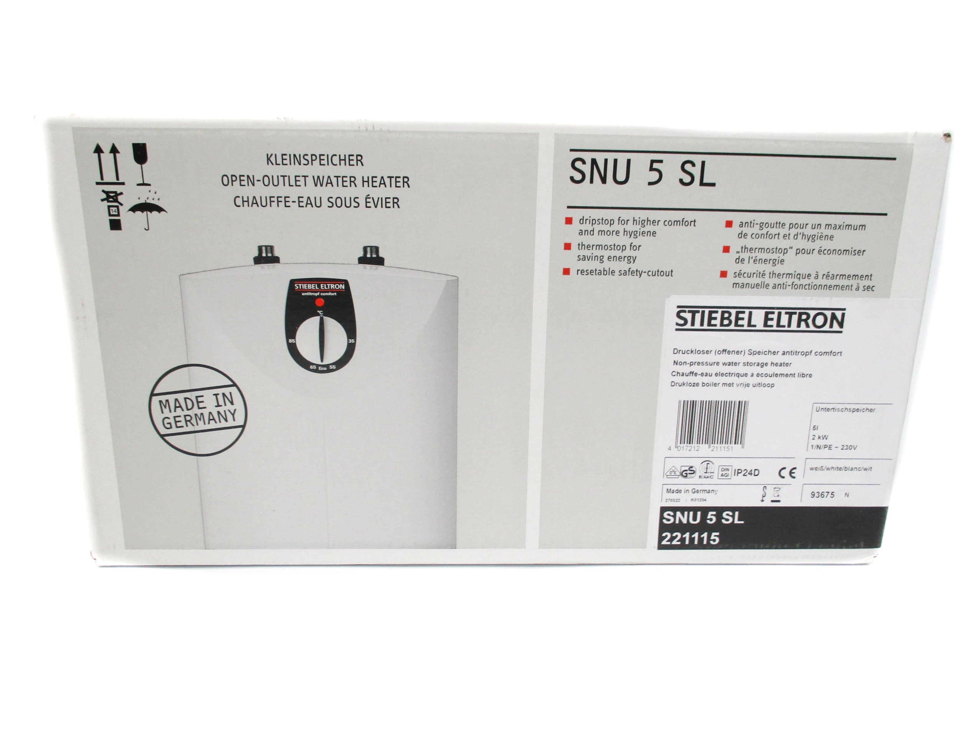 STIEBEL ELTRON SNU5SL NSFS
