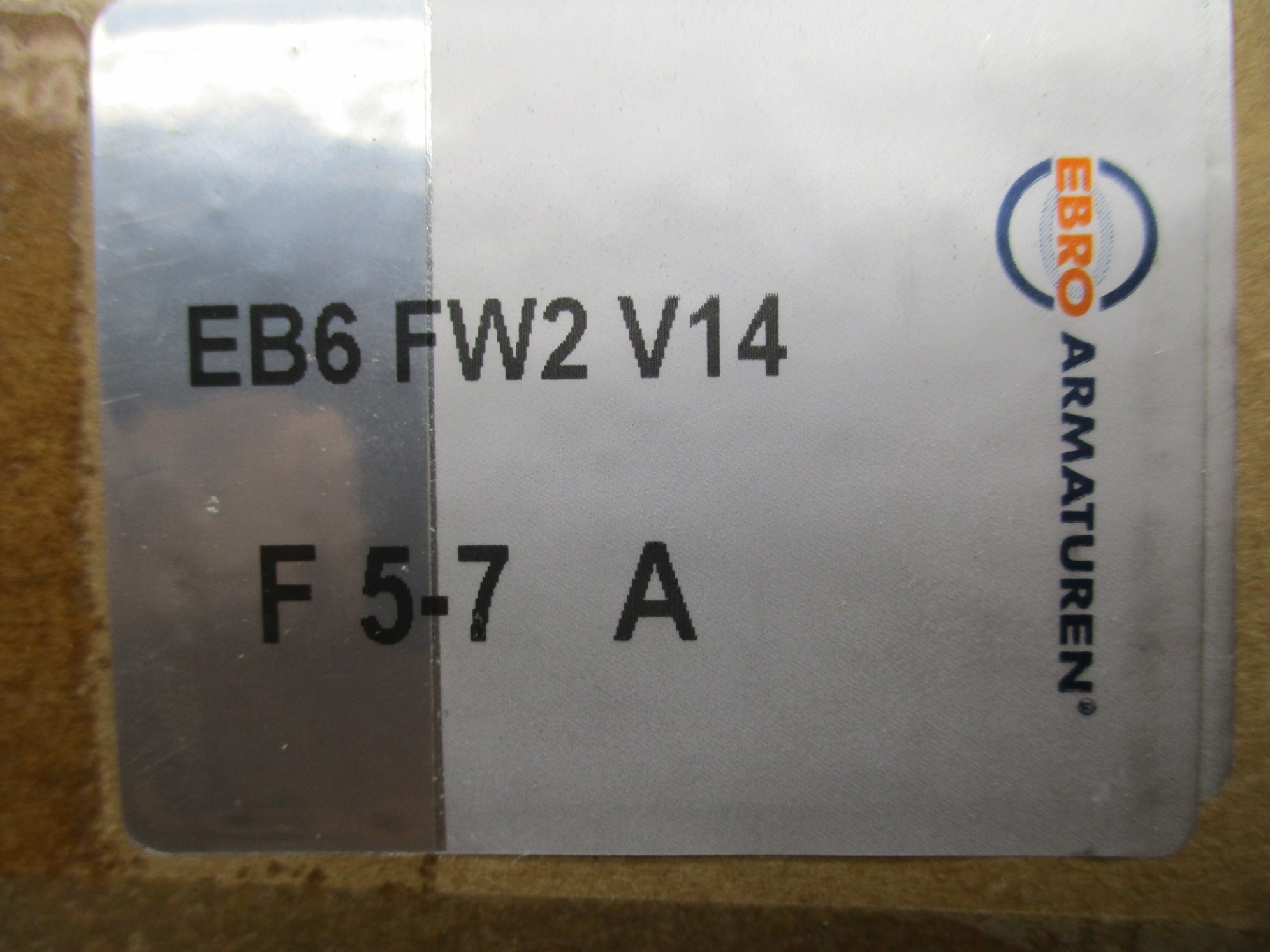 EBRO ARMATUREN EB6FW2V14 NSMP