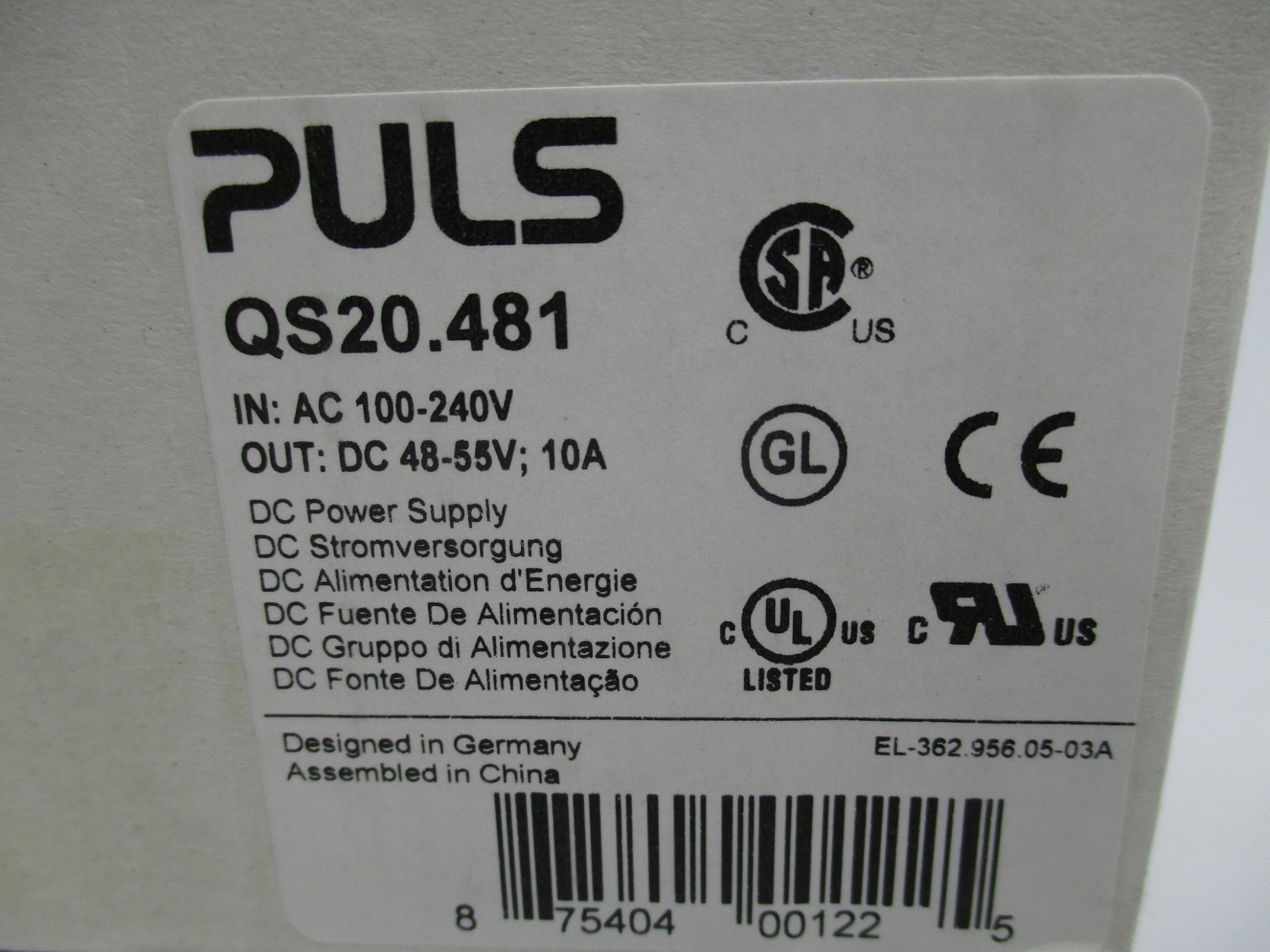 PULS QS20.481 NSMP