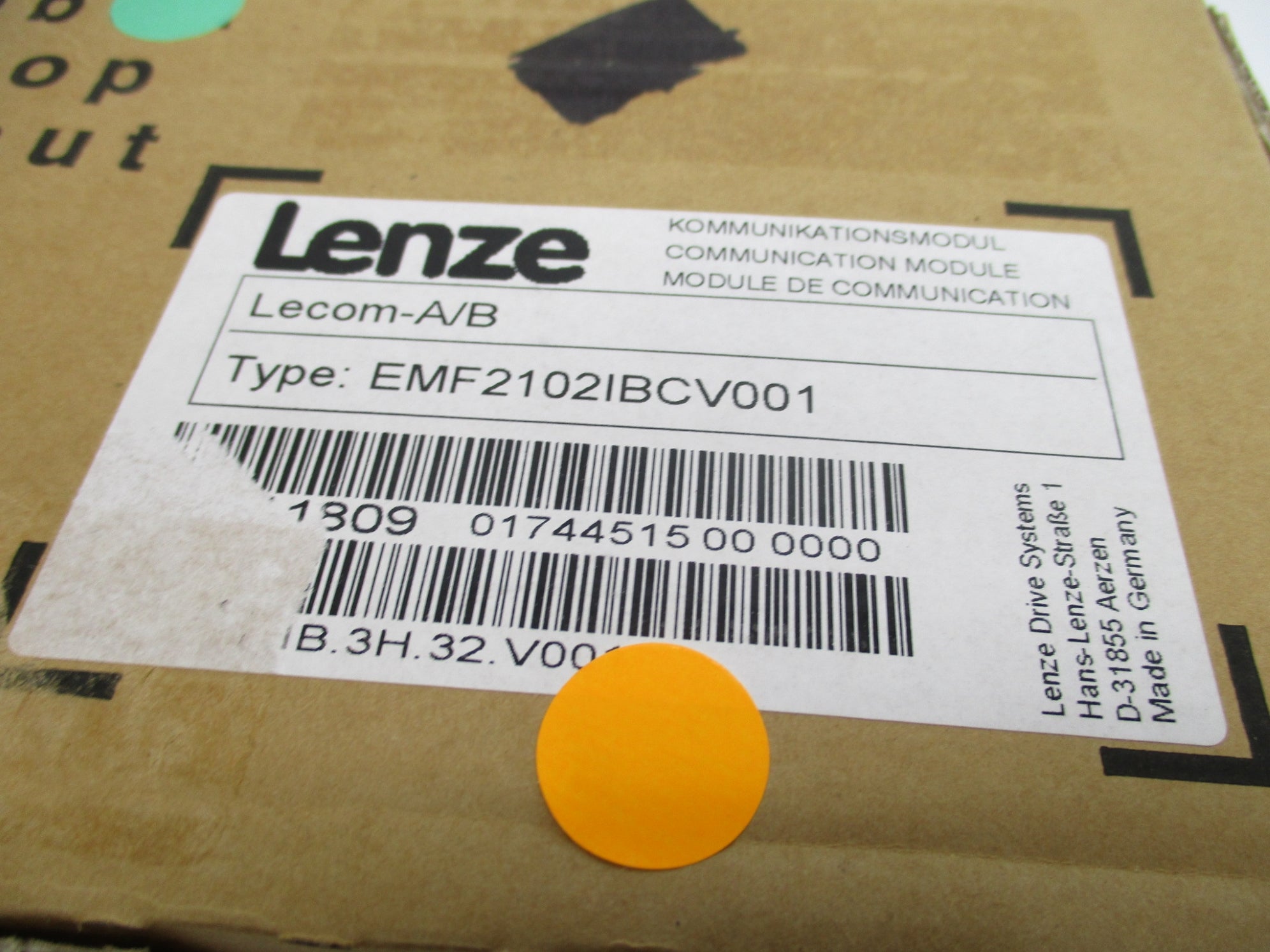 LENZE EMF2102IBCV001 NSMP