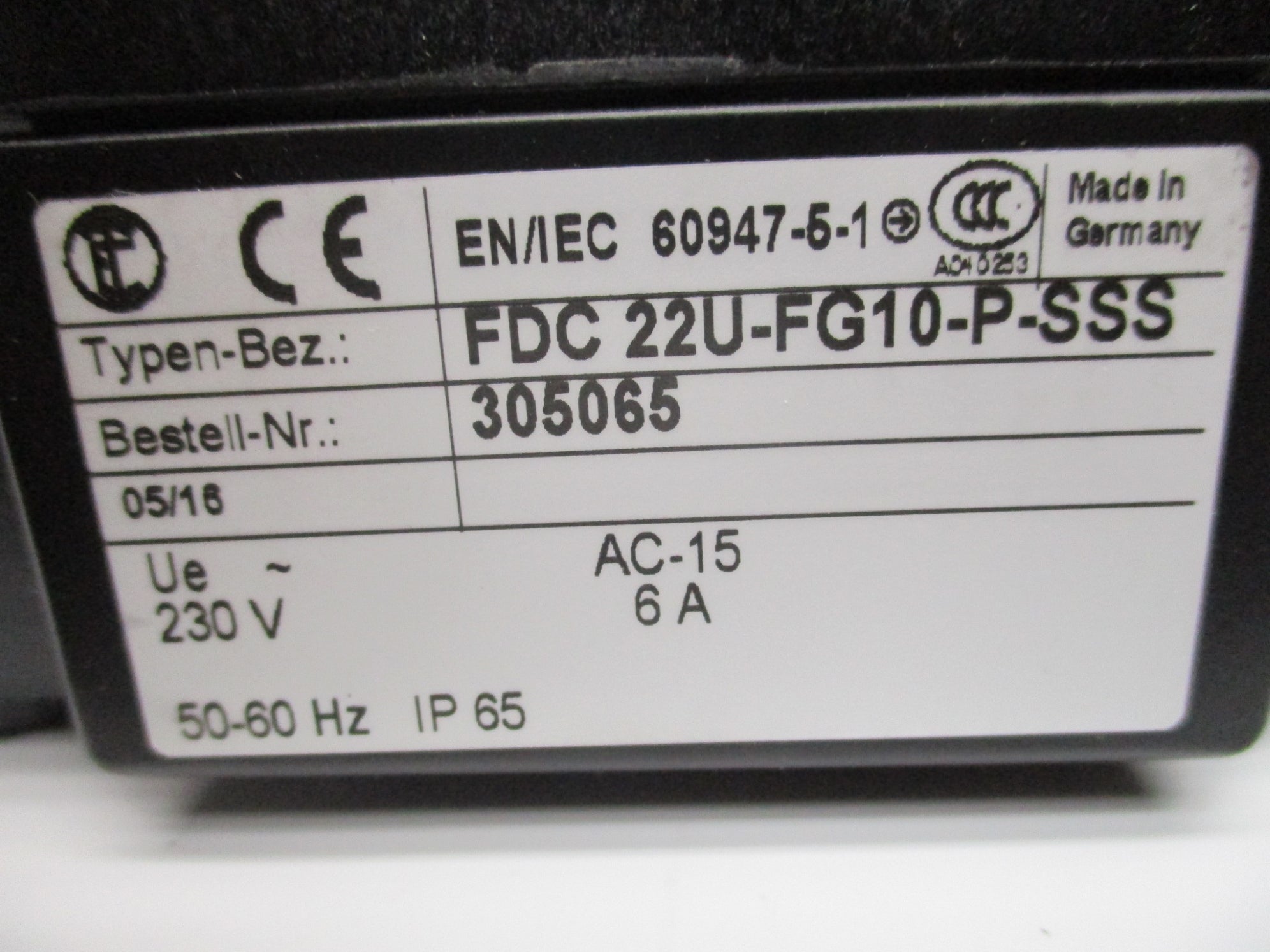 ELEKTRA FDC22U-FG10-P-SSS NSMP